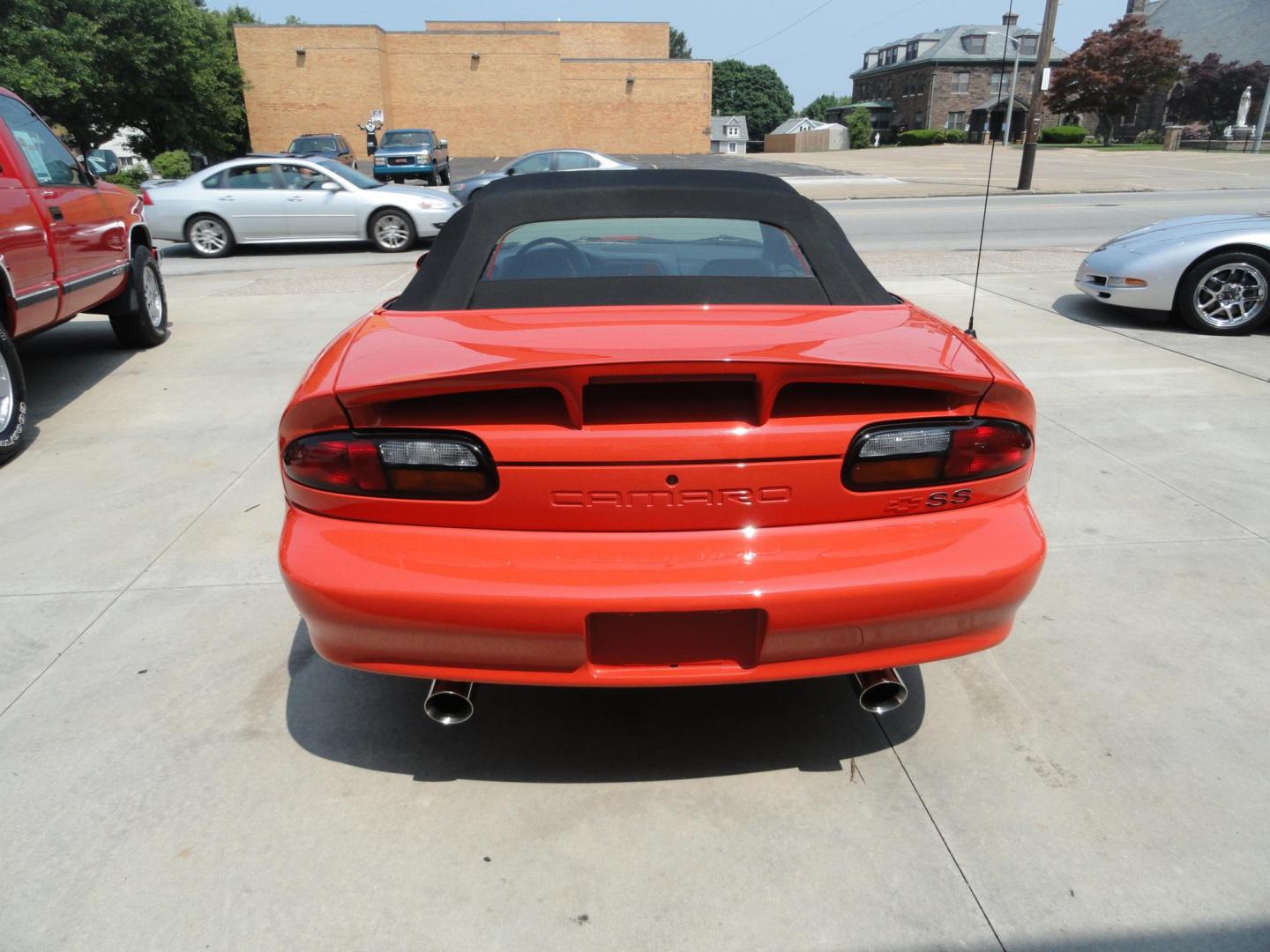 1999 Hugger Orange /Gray Chevrolet Camaro SS (2G1FP32G6X2) with an 5.7L V8 OHV 16V engine, 4-Speed Automatic Overdrive transmission, located at 827 W 26th Street, Erie, PA, 16508, (814) 455-3401, 42.105431, -80.090942 - Thanks for looking at our super clean like new rare low mileage Camaro. This is the SS model with the SLP package in the rare color of Hugger orange. We sold this vehicle a few years back to a collector who recently has some health issues and sold it back to us along with a few others of his collect - Photo#4