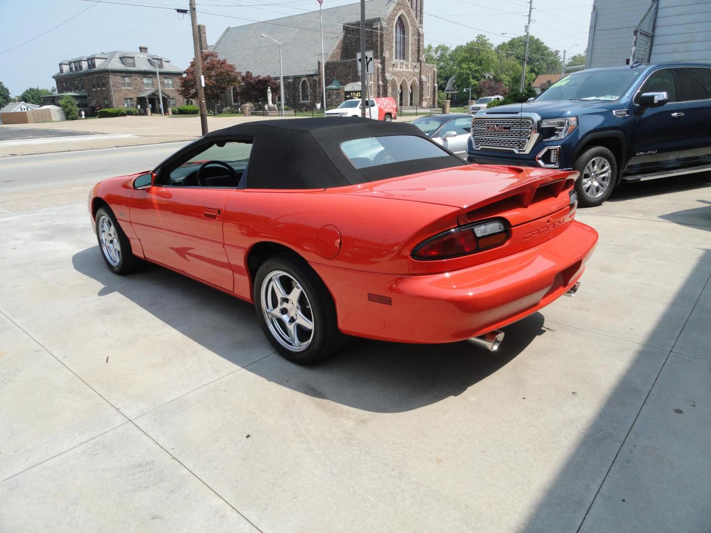1999 Hugger Orange /Gray Chevrolet Camaro SS (2G1FP32G6X2) with an 5.7L V8 OHV 16V engine, 4-Speed Automatic Overdrive transmission, located at 827 W 26th Street, Erie, PA, 16508, (814) 455-3401, 42.105431, -80.090942 - Thanks for looking at our super clean like new rare low mileage Camaro. This is the SS model with the SLP package in the rare color of Hugger orange. We sold this vehicle a few years back to a collector who recently has some health issues and sold it back to us along with a few others of his collect - Photo#5