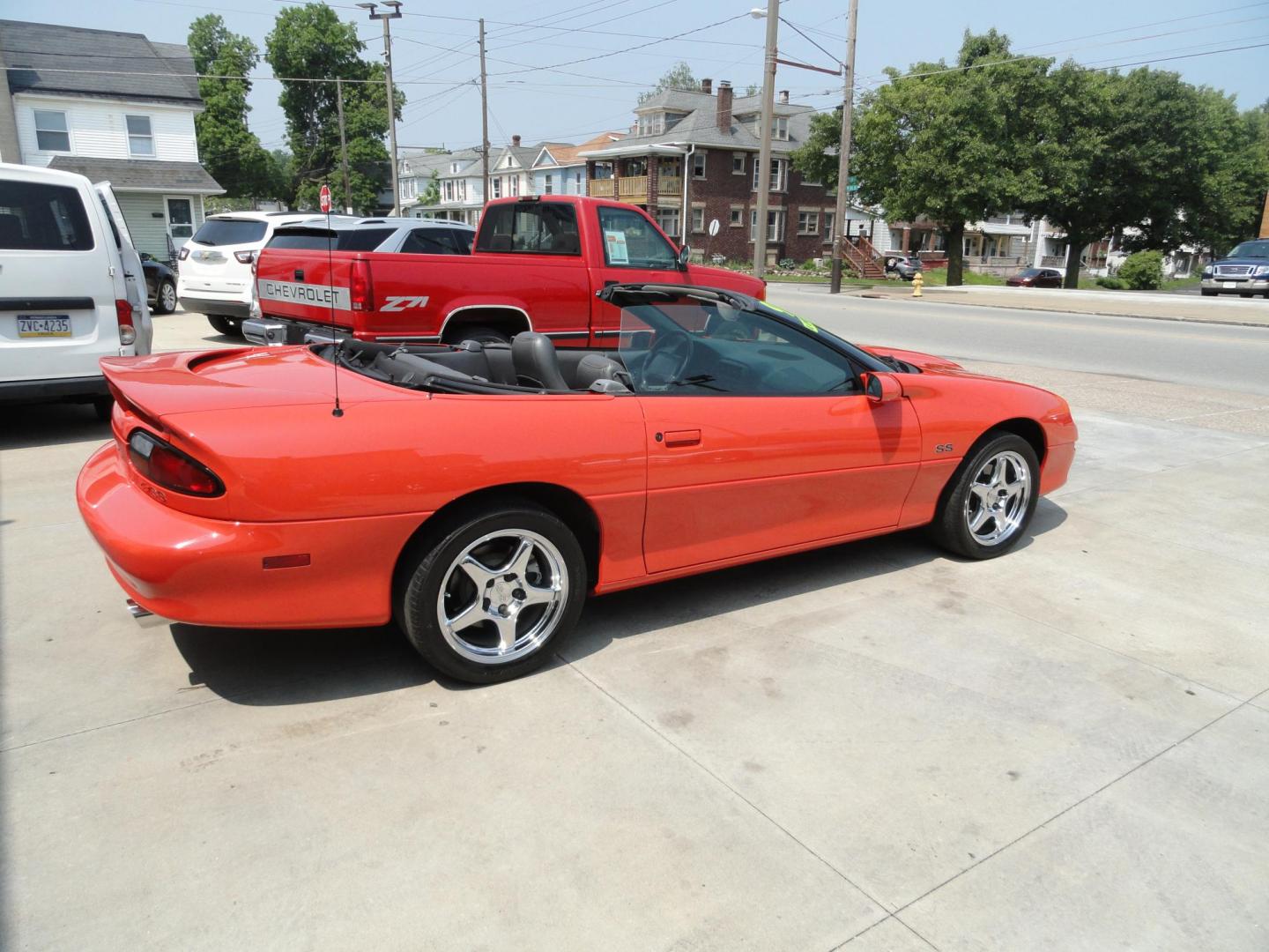1999 Hugger Orange /Gray Chevrolet Camaro SS (2G1FP32G6X2) with an 5.7L V8 OHV 16V engine, 4-Speed Automatic Overdrive transmission, located at 827 W 26th Street, Erie, PA, 16508, (814) 455-3401, 42.105431, -80.090942 - Thanks for looking at our super clean like new rare low mileage Camaro. This is the SS model with the SLP package in the rare color of Hugger orange. We sold this vehicle a few years back to a collector who recently has some health issues and sold it back to us along with a few others of his collect - Photo#8