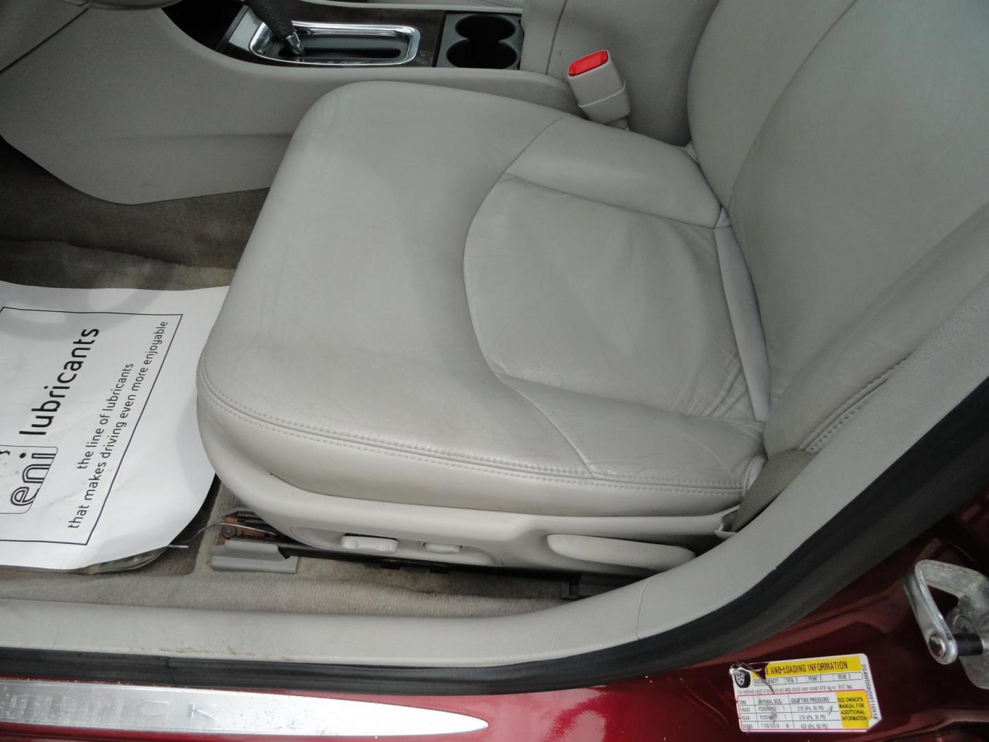 2009 Crystal Red Metallic /Greystone Buick LaCrosse CXL (2G4WD582091) with an 3.8L V6 OHV 12V engine, 4-Speed Automatic transmission, located at 827 W 26th Street, Erie, PA, 16508, (814) 455-3401, 42.105431, -80.090942 - Thanks for looking at our accident-free recent arrival. This is the CXL model with lots of options including the 3800 V6, heated leather seats, factory remote start, chrome wheels and lots more. I know this has a few miles, but it was well cared for by its previous owners as can be seen by its extra - Photo#23