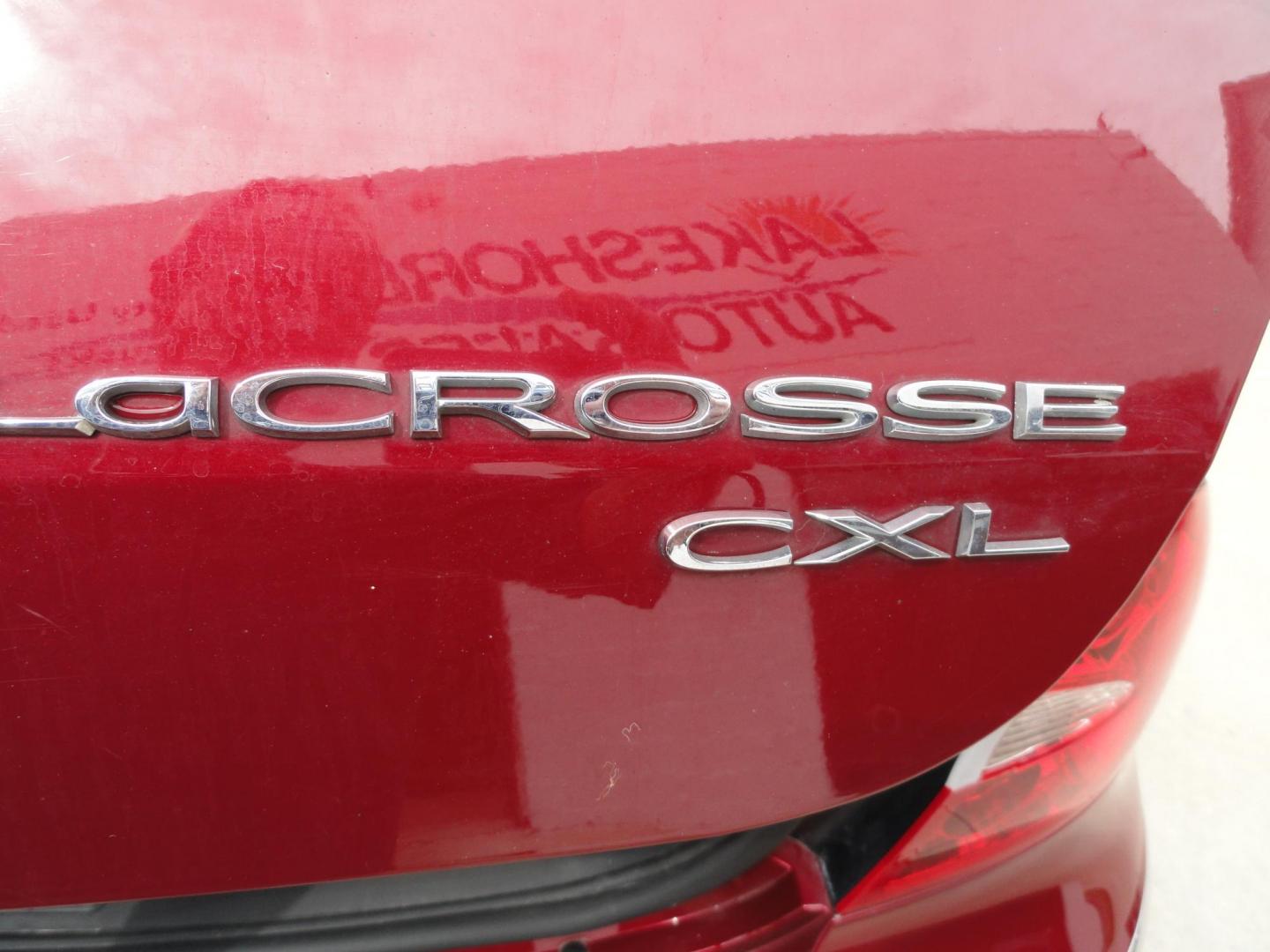 2009 Crystal Red Metallic /Greystone Buick LaCrosse CXL (2G4WD582091) with an 3.8L V6 OHV 12V engine, 4-Speed Automatic transmission, located at 827 W 26th Street, Erie, PA, 16508, (814) 455-3401, 42.105431, -80.090942 - Thanks for looking at our accident-free recent arrival. This is the CXL model with lots of options including the 3800 V6, heated leather seats, factory remote start, chrome wheels and lots more. I know this has a few miles, but it was well cared for by its previous owners as can be seen by its extra - Photo#30