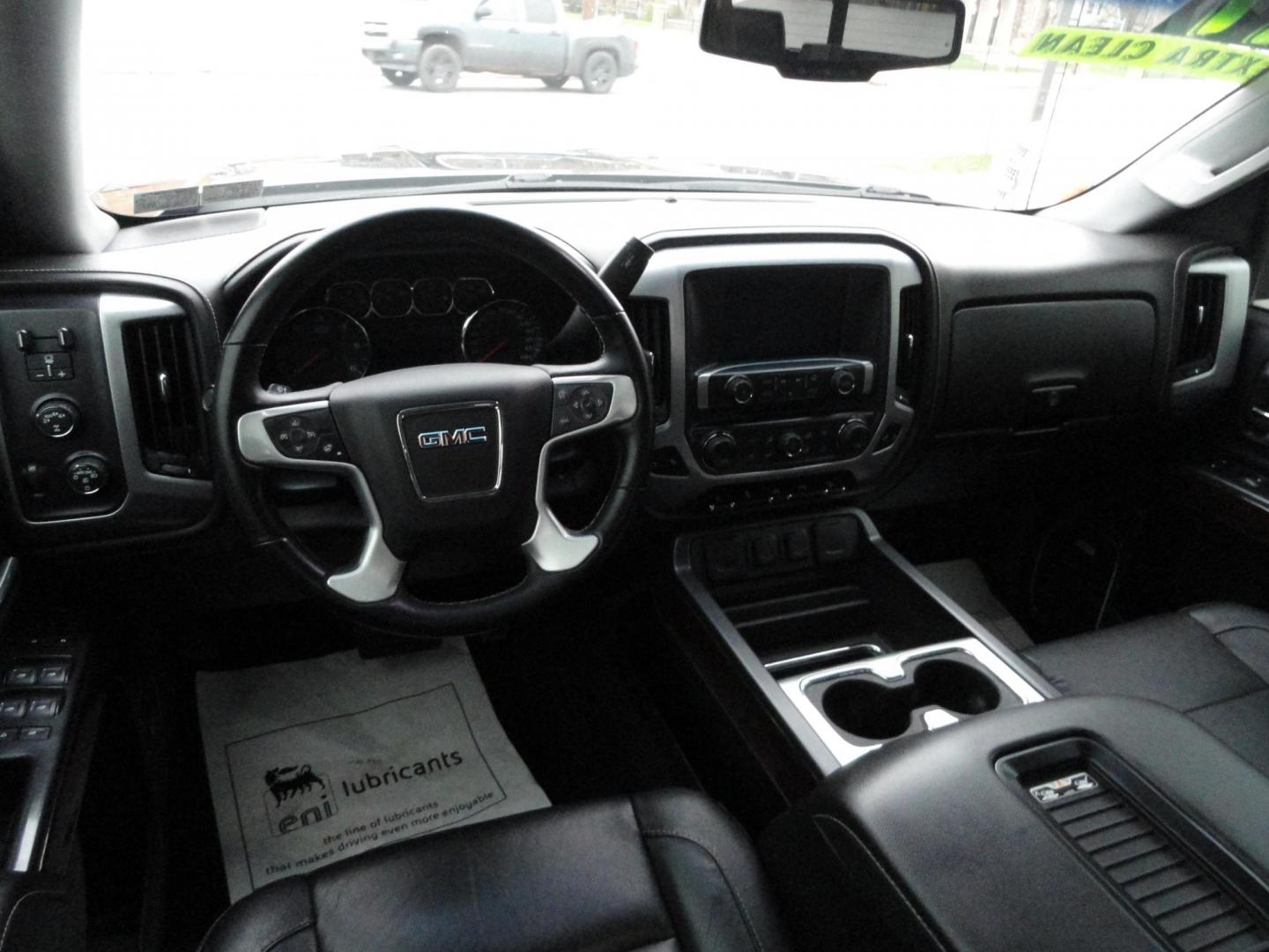 2017 Dark Slate Metallic /Graphite GMC Sierra 1500 SLT (1GTV2NEC4HZ) with an 5.3L V8 OHV 16V engine, 8-Speed Automatic transmission, located at 827 W 26th Street, Erie, PA, 16508, (814) 455-3401, 42.105431, -80.090942 - Thanks for looking at our accident free like new GMC trade in. Please be advised that we sold this truck two months ago and the buyer traded it back in to us on a GMC Denali which is what he originally wanted and also be advised that these are two month old pictures and the current mileage is 99301. - Photo#10