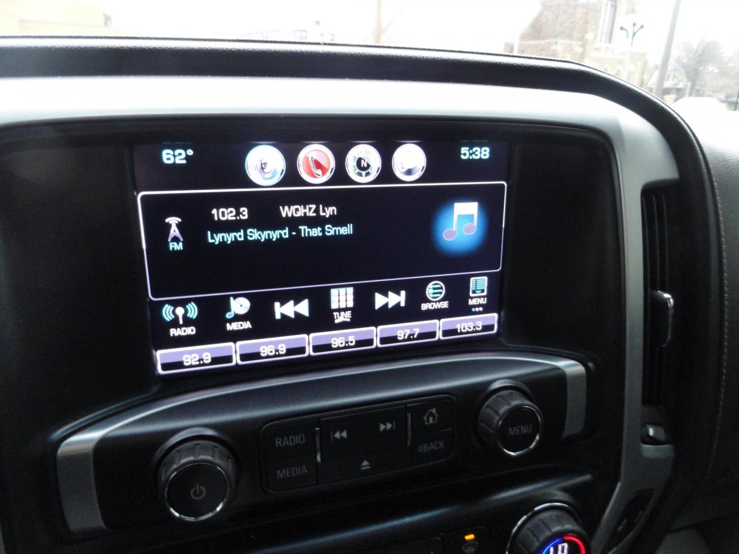 2017 Dark Slate Metallic /Graphite GMC Sierra 1500 SLT (1GTV2NEC4HZ) with an 5.3L V8 OHV 16V engine, 8-Speed Automatic transmission, located at 827 W 26th Street, Erie, PA, 16508, (814) 455-3401, 42.105431, -80.090942 - Thanks for looking at our accident free like new GMC trade in. Please be advised that we sold this truck two months ago and the buyer traded it back in to us on a GMC Denali which is what he originally wanted and also be advised that these are two month old pictures and the current mileage is 99301. - Photo#11