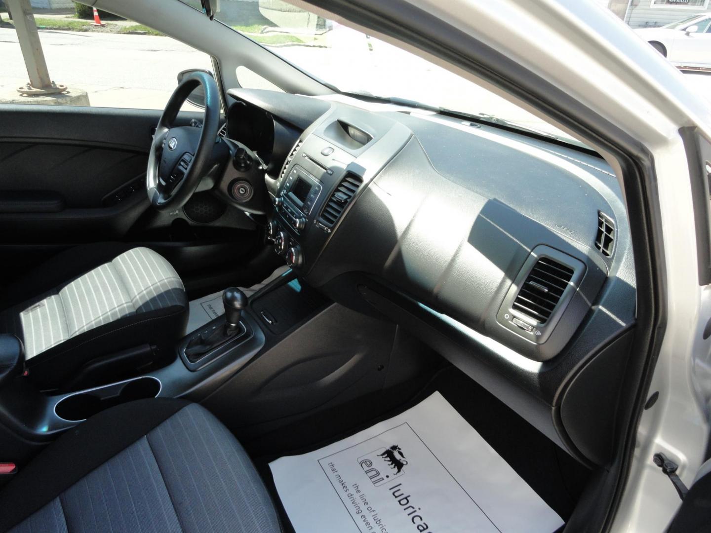 2016 Silky Silver Metallic /Greystone Kia Forte 5-Door LX (KNAFK5A81G5) with an 2.0L L4 DOHC 16V engine, 6-Speed Automatic transmission, located at 827 W 26th Street, Erie, PA, 16508, (814) 455-3401, 42.105431, -80.090942 - Thanks for looking at our one owner accident and rust-free new Ford trade. This is the LX model with lots of options and it comes with like new exterior plus a nonsmoker interior. A recent Pa state and emissions inspection, lube oil and filter change were just completed in our service department. Hu - Photo#26