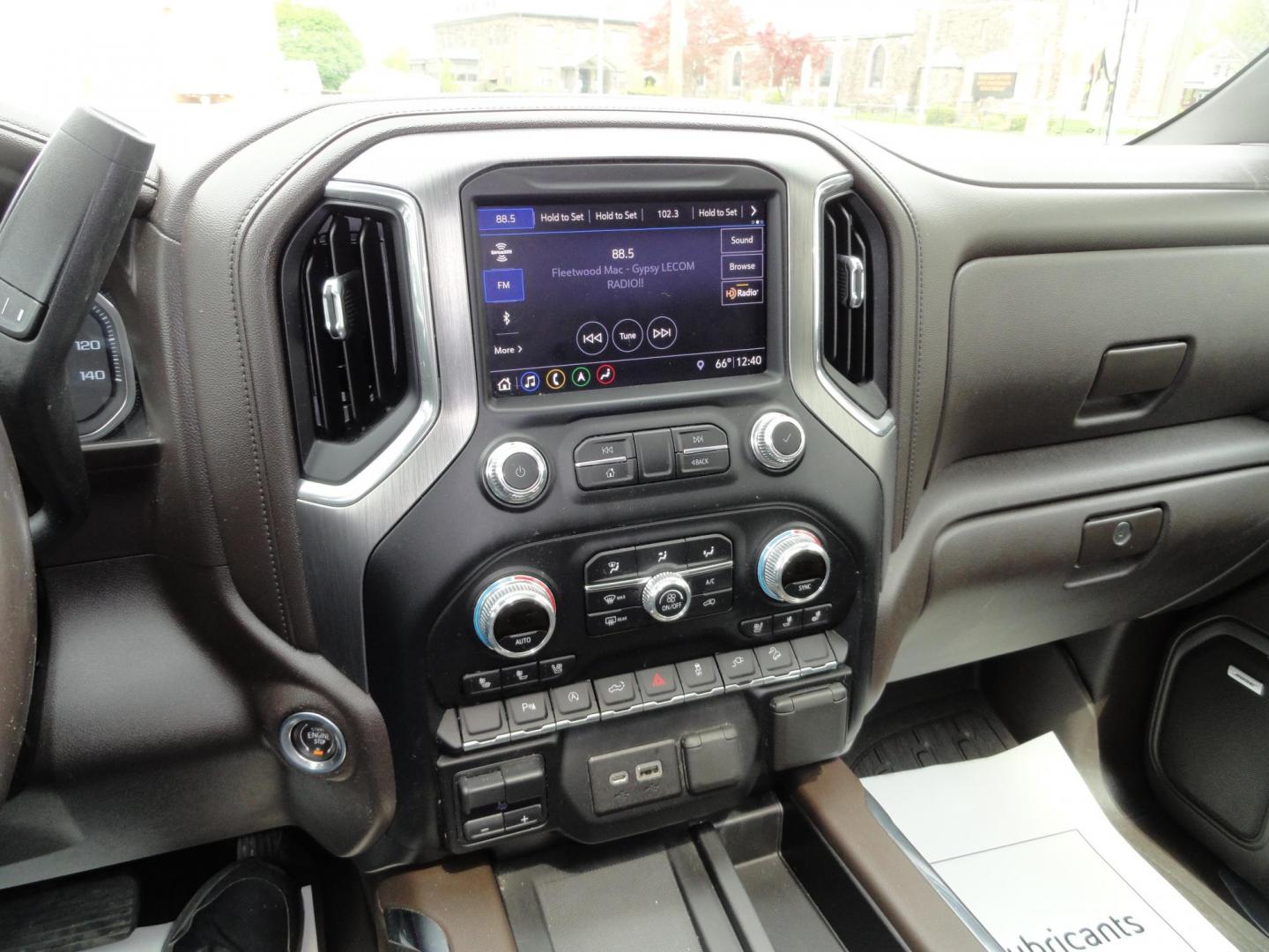 2019 Pacific Blue Metallic /Graphite GMC Sierra 1500 Denali Crew Cab 4WD (1GTU9FED7KZ) with an 5.3L V8 OHV 16V engine, 8 SPEED AUTOMATIC transmission, located at 827 W 26th Street, Erie, PA, 16508, (814) 455-3401, 42.105431, -80.090942 - Thanks for looking at our one owner rust and accident-free new truck trade. This is the top-of-the-line GMC Sierra Denali model with just about all the options on this top-of-the-line model and if you know this model you know what they are. A full service was just completed in our service department - Photo#11