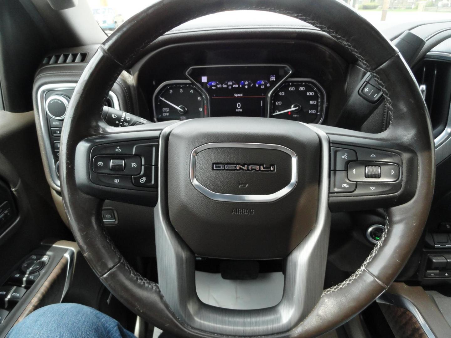 2019 Pacific Blue Metallic /Graphite GMC Sierra 1500 Denali Crew Cab 4WD (1GTU9FED7KZ) with an 5.3L V8 OHV 16V engine, 8 SPEED AUTOMATIC transmission, located at 827 W 26th Street, Erie, PA, 16508, (814) 455-3401, 42.105431, -80.090942 - Thanks for looking at our one owner rust and accident-free new truck trade. This is the top-of-the-line GMC Sierra Denali model with just about all the options on this top-of-the-line model and if you know this model you know what they are. A full service was just completed in our service department - Photo#19