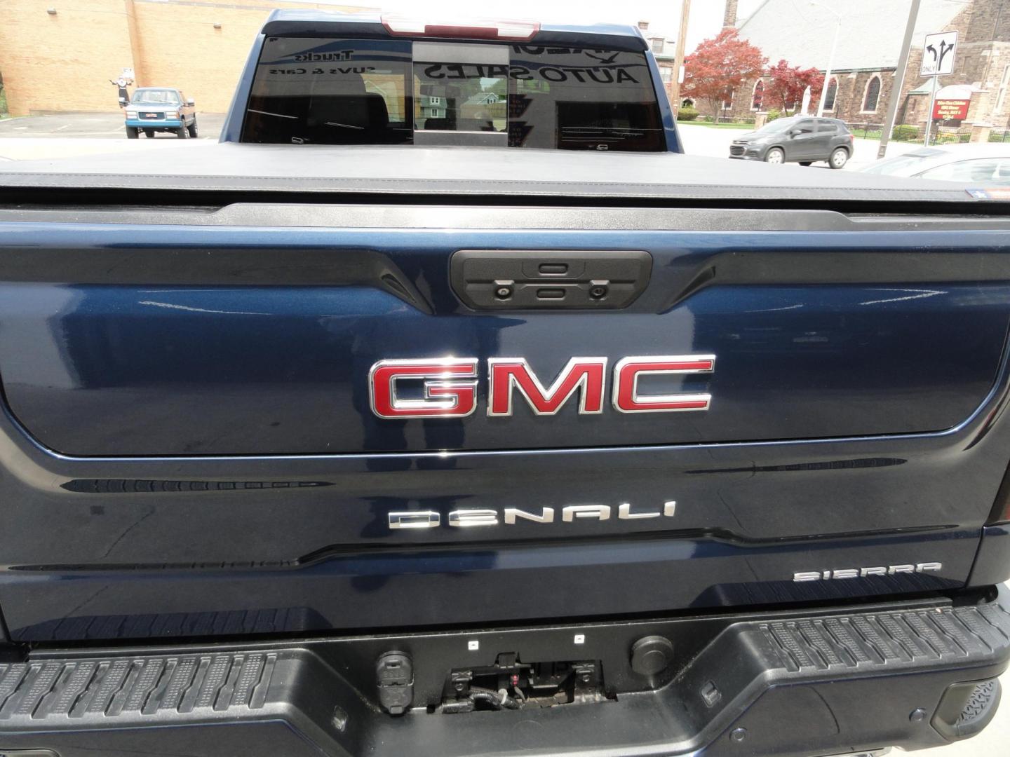 2019 Pacific Blue Metallic /Graphite GMC Sierra 1500 Denali Crew Cab 4WD (1GTU9FED7KZ) with an 5.3L V8 OHV 16V engine, 8 SPEED AUTOMATIC transmission, located at 827 W 26th Street, Erie, PA, 16508, (814) 455-3401, 42.105431, -80.090942 - Thanks for looking at our one owner rust and accident-free new truck trade. This is the top-of-the-line GMC Sierra Denali model with just about all the options on this top-of-the-line model and if you know this model you know what they are. A full service was just completed in our service department - Photo#32