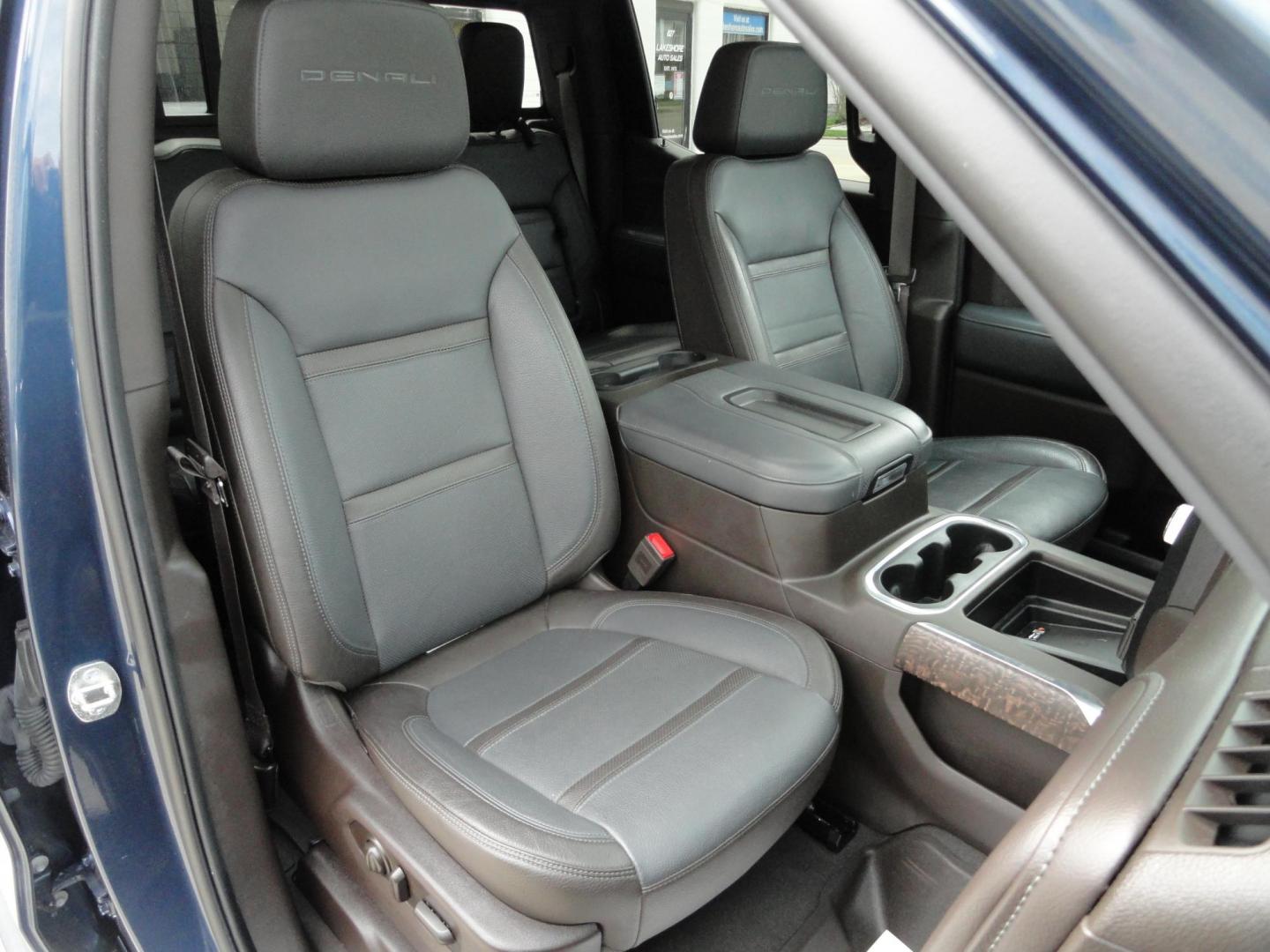 2019 Pacific Blue Metallic /Graphite GMC Sierra 1500 Denali Crew Cab 4WD (1GTU9FED7KZ) with an 5.3L V8 OHV 16V engine, 8 SPEED AUTOMATIC transmission, located at 827 W 26th Street, Erie, PA, 16508, (814) 455-3401, 42.105431, -80.090942 - Thanks for looking at our one owner rust and accident-free new truck trade. This is the top-of-the-line GMC Sierra Denali model with just about all the options on this top-of-the-line model and if you know this model you know what they are. A full service was just completed in our service department - Photo#38