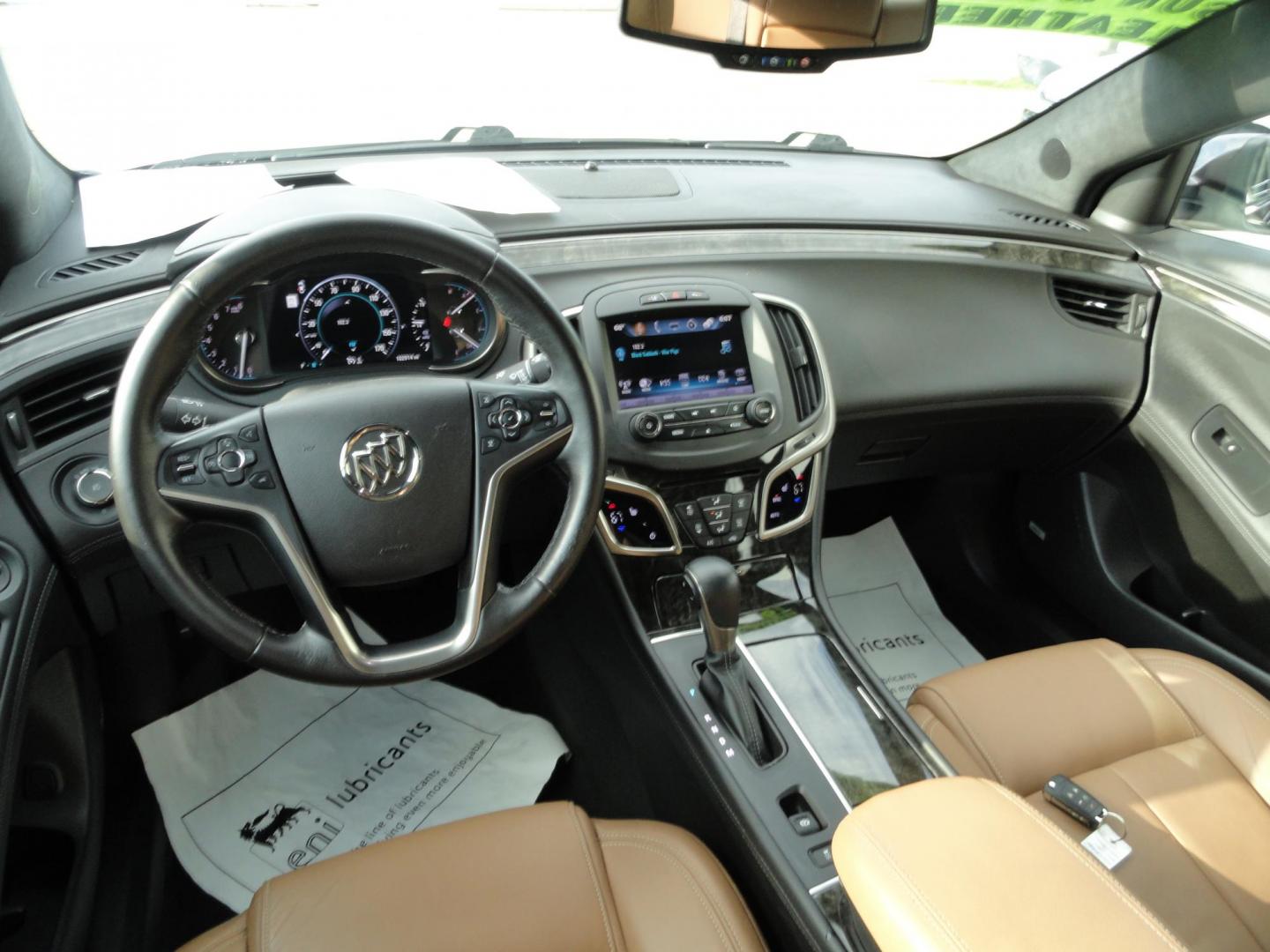 2016 Burnished Brandy Metallic /Coco/Dune Buick LaCrosse Leather Package (1G4GB5G35GF) with an 3.6L V6 DOHC 24V FFV engine, 6 Speed automatic transmission, located at 827 W 26th Street, Erie, PA, 16508, (814) 455-3401, 42.105431, -80.090942 - Thanks for looking at our two-owner accident and rust-free recent arrival. This is the Leather Package trim level with Driver confidence package which includes adaptive HID headlamps, front collision alert, blind spot monitoring, rear cross-traffic alert, foglamps and a heads-up display. This vehicl - Photo#7