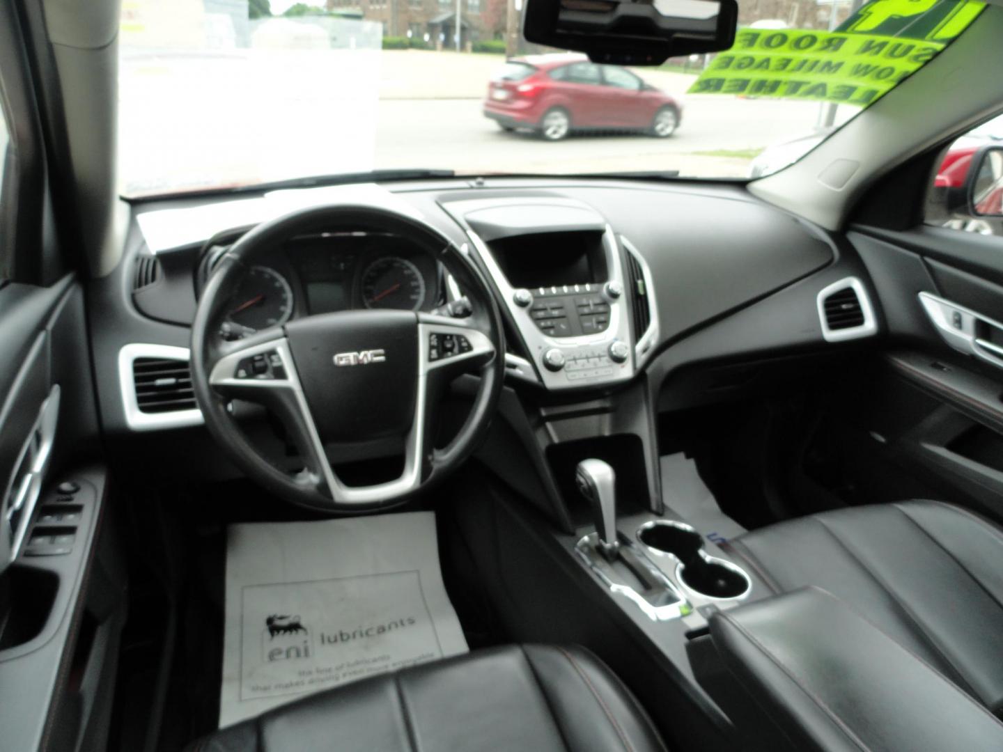 2014 Crystal Claret Tricoat /Graphite GMC Terrain SLT1 AWD (2GKFLXE32E6) with an 3.6L V6 DOHC 24V engine, 6-Speed Automatic transmission, located at 827 W 26th Street, Erie, PA, 16508, (814) 455-3401, 42.105431, -80.090942 - Thanks for looking at our two-owner low mileage accident and rust-free new arrival. This is the SLT model with the 3.6L V6 DOHC 24 Valve V-6, all-wheel drive, a power heated front drivers seat, leather seating, power sunroof, power lift gate, factory remote start, rear camera Bluetooth, both keys an - Photo#10