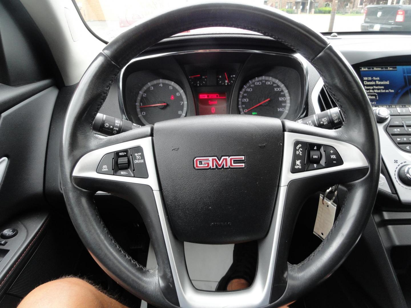 2014 Crystal Claret Tricoat /Graphite GMC Terrain SLT1 AWD (2GKFLXE32E6) with an 3.6L V6 DOHC 24V engine, 6-Speed Automatic transmission, located at 827 W 26th Street, Erie, PA, 16508, (814) 455-3401, 42.105431, -80.090942 - Thanks for looking at our two-owner low mileage accident and rust-free new arrival. This is the SLT model with the 3.6L V6 DOHC 24 Valve V-6, all-wheel drive, a power heated front drivers seat, leather seating, power sunroof, power lift gate, factory remote start, rear camera Bluetooth, both keys an - Photo#17