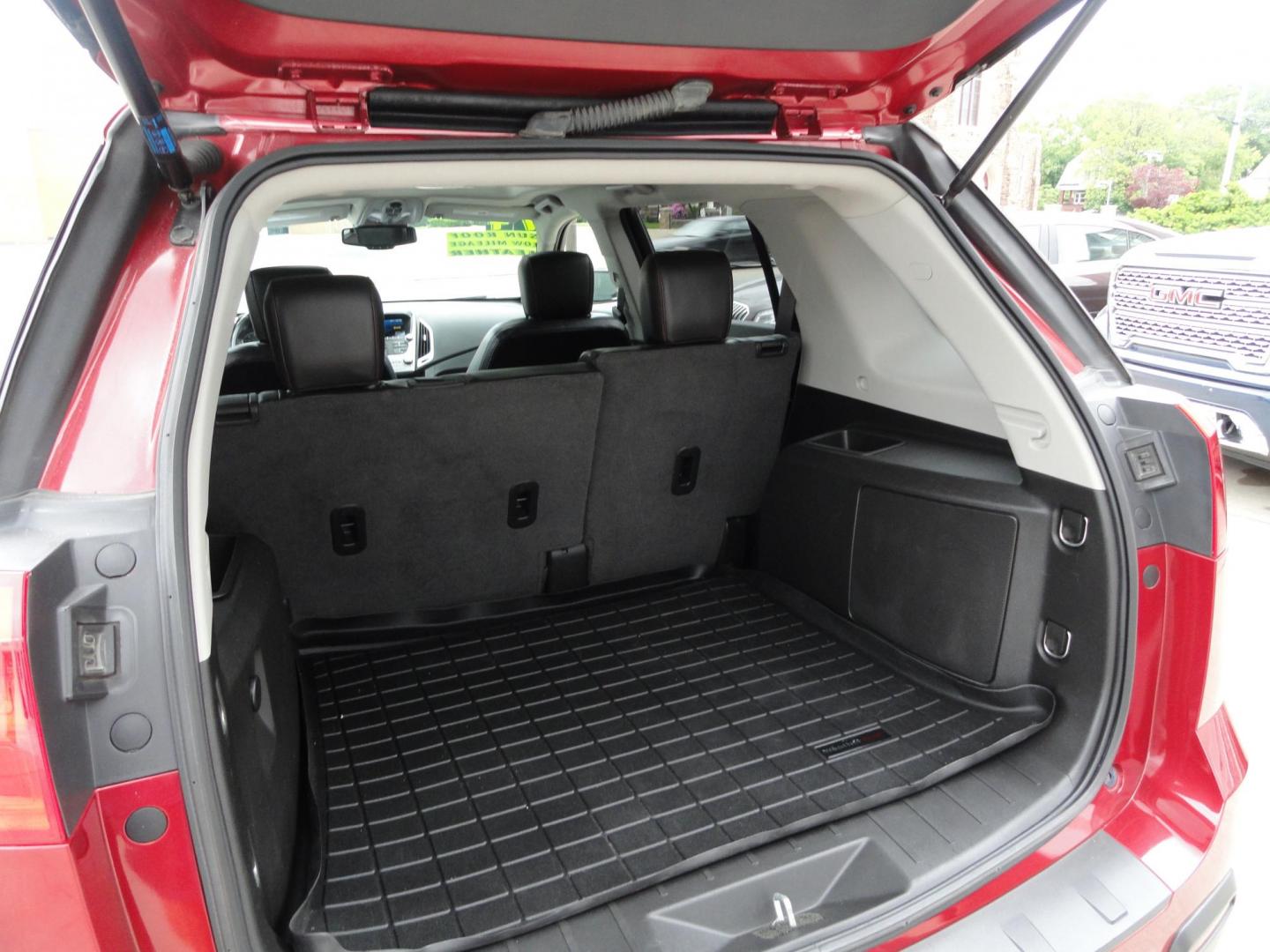 2014 Crystal Claret Tricoat /Graphite GMC Terrain SLT1 AWD (2GKFLXE32E6) with an 3.6L V6 DOHC 24V engine, 6-Speed Automatic transmission, located at 827 W 26th Street, Erie, PA, 16508, (814) 455-3401, 42.105431, -80.090942 - Thanks for looking at our two-owner low mileage accident and rust-free new arrival. This is the SLT model with the 3.6L V6 DOHC 24 Valve V-6, all-wheel drive, a power heated front drivers seat, leather seating, power sunroof, power lift gate, factory remote start, rear camera Bluetooth, both keys an - Photo#32