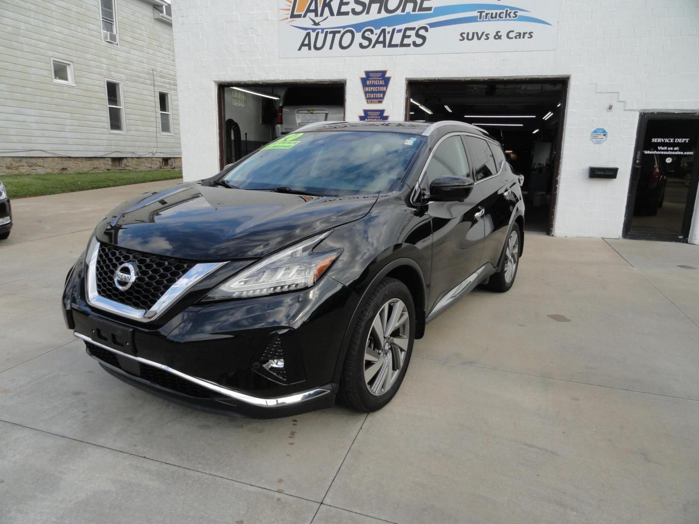 2020 Super Black /Graphite Nissan Murano SL (5N1AZ2CS6LN) with an 3.5L V6 DOHC 24V engine, CVT transmission, located at 827 W 26th Street, Erie, PA, 16508, (814) 455-3401, 42.105431, -80.090942 - Photo#7