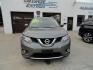 2015 Gun Metallic /Jet Black Nissan Rogue SL (5N1AT2MV1FC) with an 2.5L L4 DOHC 16V engine, Continuously Variable Transmission transmission, located at 827 W 26th Street, Erie, PA, 16508, (814) 455-3401, 42.105431, -80.090942 - Thanks for looking at our own owner, nonsmoker, accident and rust-free new Nissan trade. This is the SL model with all wheel drive, panoramic sunroof, power drivers seat, power lift gate, passive entry, heated front seats, push button start, back up camera with surround cameras, navigation, blind sp - Photo#1