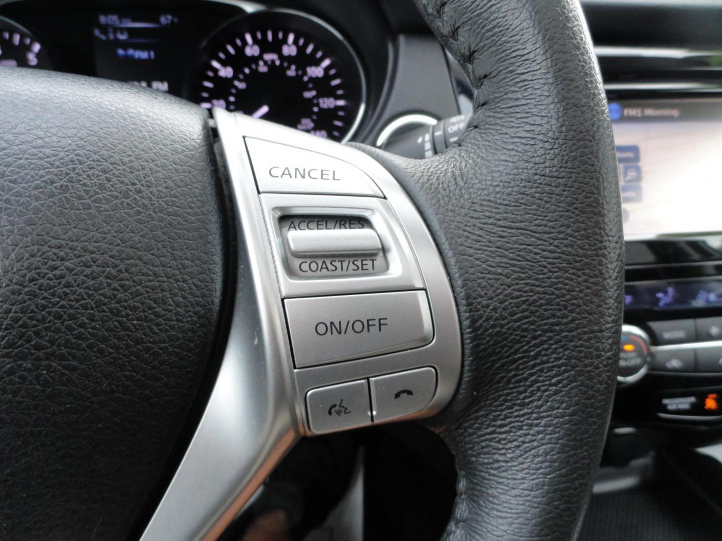 2015 Gun Metallic /Jet Black Nissan Rogue SL (5N1AT2MV1FC) with an 2.5L L4 DOHC 16V engine, Continuously Variable Transmission transmission, located at 827 W 26th Street, Erie, PA, 16508, (814) 455-3401, 42.105431, -80.090942 - Thanks for looking at our own owner, nonsmoker, accident and rust-free new Nissan trade. This is the SL model with all wheel drive, panoramic sunroof, power drivers seat, power lift gate, passive entry, heated front seats, push button start, back up camera with surround cameras, navigation, blind sp - Photo#21