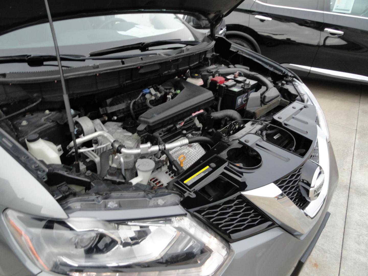 2015 Gun Metallic /Jet Black Nissan Rogue SL (5N1AT2MV1FC) with an 2.5L L4 DOHC 16V engine, Continuously Variable Transmission transmission, located at 827 W 26th Street, Erie, PA, 16508, (814) 455-3401, 42.105431, -80.090942 - Thanks for looking at our own owner, nonsmoker, accident and rust-free new Nissan trade. This is the SL model with all wheel drive, panoramic sunroof, power drivers seat, power lift gate, passive entry, heated front seats, push button start, back up camera with surround cameras, navigation, blind sp - Photo#40
