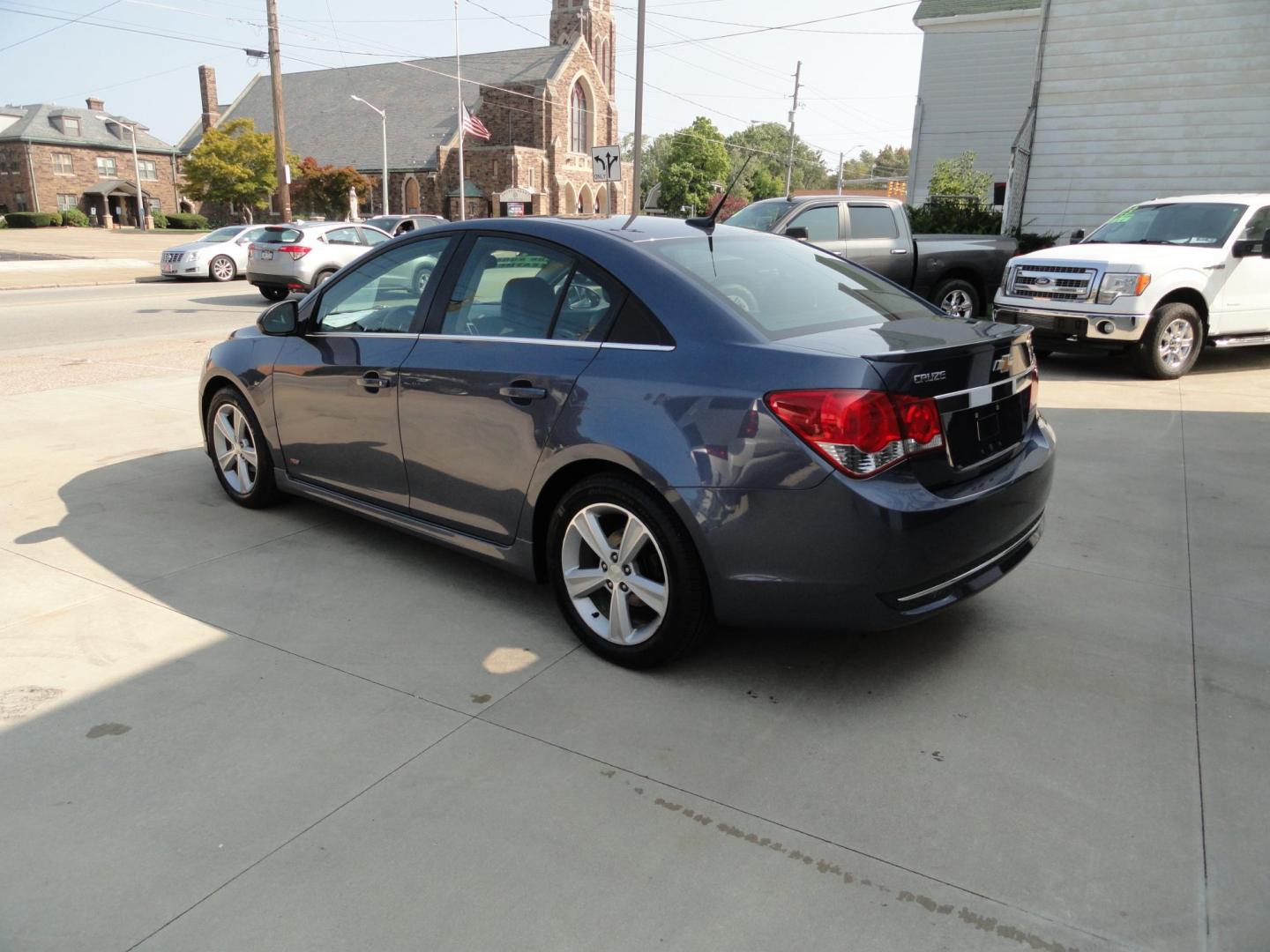2014 Atlantis Blue Metallic /Greystone Chevrolet Cruze 2LT (1G1PE5SB8E7) with an 1.4L L4 DOHC 16V TURBO engine, 6-Speed Automatic transmission, located at 827 W 26th Street, Erie, PA, 16508, (814) 455-3401, 42.105431, -80.090942 - Thanks for looking at our super clean rust and accident-free recent arrival. This is the RS 2LT model with lots of options including leather seating area, power sunroof, factory remote start, upgrade wheels and lots more. A full service was just completed in our service department with new Pa state - Photo#5