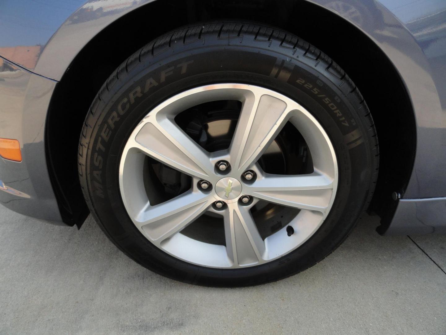 2014 Atlantis Blue Metallic /Greystone Chevrolet Cruze 2LT (1G1PE5SB8E7) with an 1.4L L4 DOHC 16V TURBO engine, 6-Speed Automatic transmission, located at 827 W 26th Street, Erie, PA, 16508, (814) 455-3401, 42.105431, -80.090942 - Thanks for looking at our super clean rust and accident-free recent arrival. This is the RS 2LT model with lots of options including leather seating area, power sunroof, factory remote start, upgrade wheels and lots more. A full service was just completed in our service department with new Pa state - Photo#42