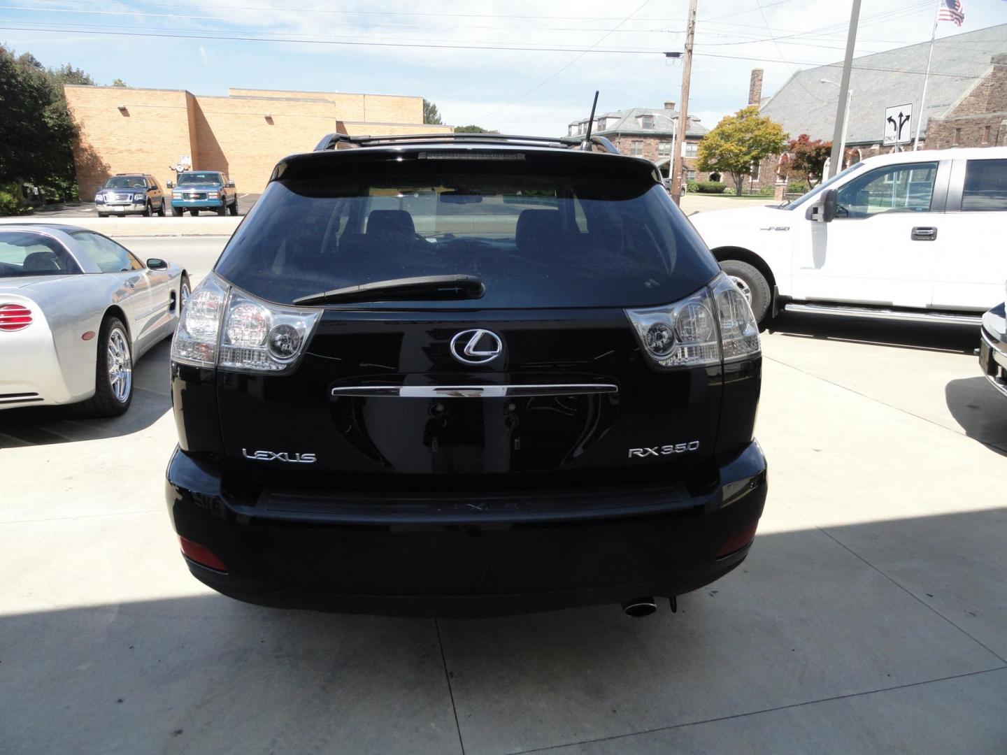 2008 Black Onyx /Jet Black Lexus RX 350 RX350 (2T2HK31U78C) with an 3.5L V6 engine, 5-Speed Automatic Overdrive transmission, located at 827 W 26th Street, Erie, PA, 16508, (814) 455-3401, 42.105431, -80.090942 - Thanks for looking at our LOW MILEAGE two-owner accident and rust-free new arrival. This is the all-wheel drive model with all the options and as most of you know this is a high-end Toyota with a 6-cylinder motor. A full service was just completed in our service department with new Pa state and emis - Photo#4