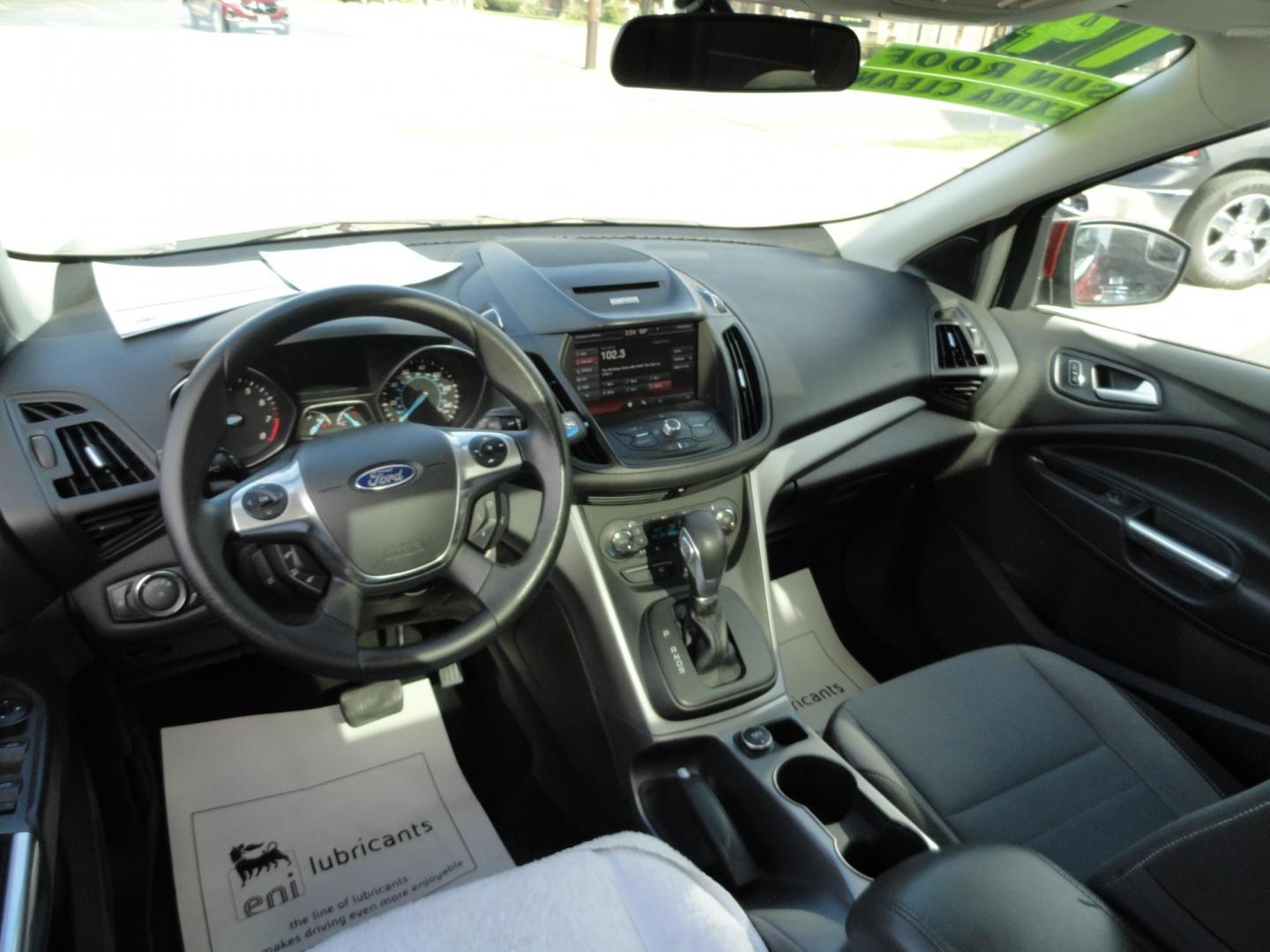 2014 Sunset Metallic /Greystone Ford Escape SE 4WD (1FMCU9GX3EU) with an 1.6L L4 DOHC 16V engine, 6-Speed Automatic transmission, located at 827 W 26th Street, Erie, PA, 16508, (814) 455-3401, 42.105431, -80.090942 - Thanks for looking at out two owner accident and rust-free new arrival. This is the SE model with all wheel drive, power drivers sear, panoramic sunroof, rear parking aids, back up camera, large touch screen and lots more. A full service was just completed in our service department with new Pa state - Photo#8
