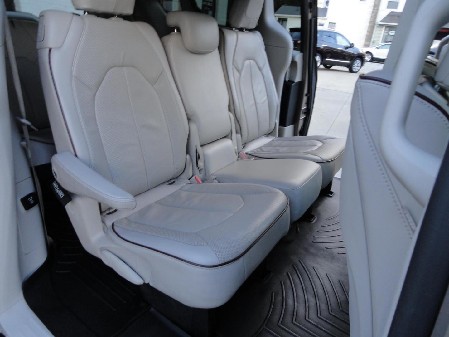 2018 Light Toffee Silver Metallic /Toffee/Cognac/Alloy Chrysler Pacifica Limited (2C4RC1GG3JR) with an 3.6L V6 DOHC 24V engine, 9 Speed Automatic transmission, located at 827 W 26th Street, Erie, PA, 16508, (814) 455-3401, 42.105431, -80.090942 - Thanks for looking at our one owner accident-free new arrival. This is the Limited model with eight passenger seating and lots of options including heated and cooled seats, remote start, stow and go, navigation with back up camera, surround cameras, rear entertainment, blind spot monitor, lane depar - Photo#42