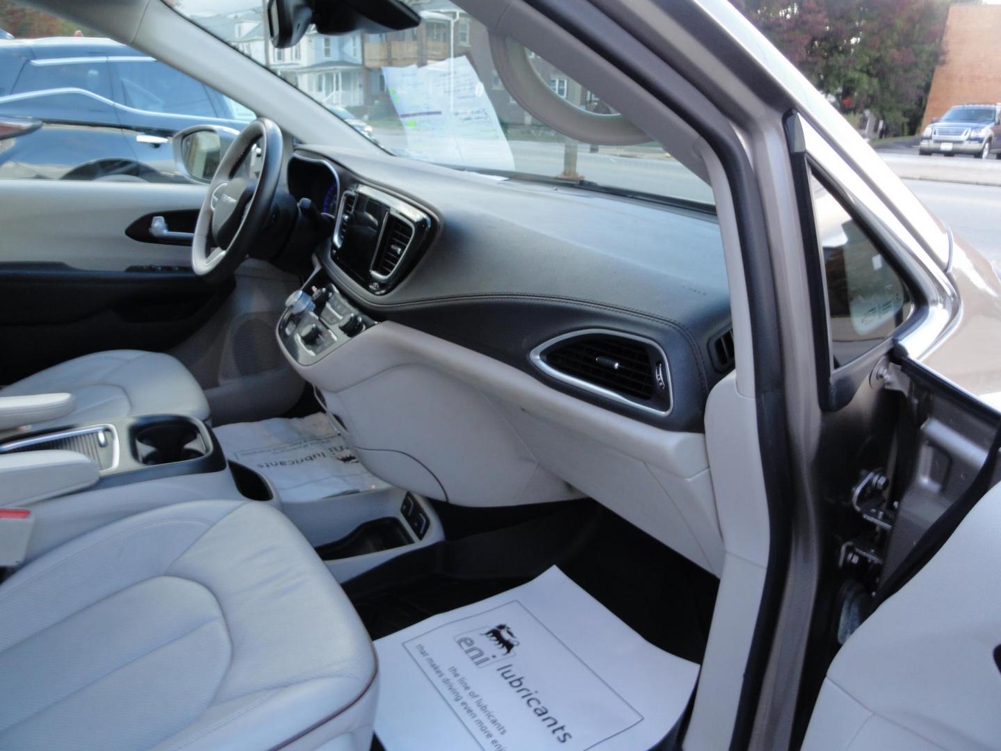 2018 Light Toffee Silver Metallic /Toffee/Cognac/Alloy Chrysler Pacifica Limited (2C4RC1GG3JR) with an 3.6L V6 DOHC 24V engine, 9 Speed Automatic transmission, located at 827 W 26th Street, Erie, PA, 16508, (814) 455-3401, 42.105431, -80.090942 - Thanks for looking at our one owner accident-free new arrival. This is the Limited model with eight passenger seating and lots of options including heated and cooled seats, remote start, stow and go, navigation with back up camera, surround cameras, rear entertainment, blind spot monitor, lane depar - Photo#45