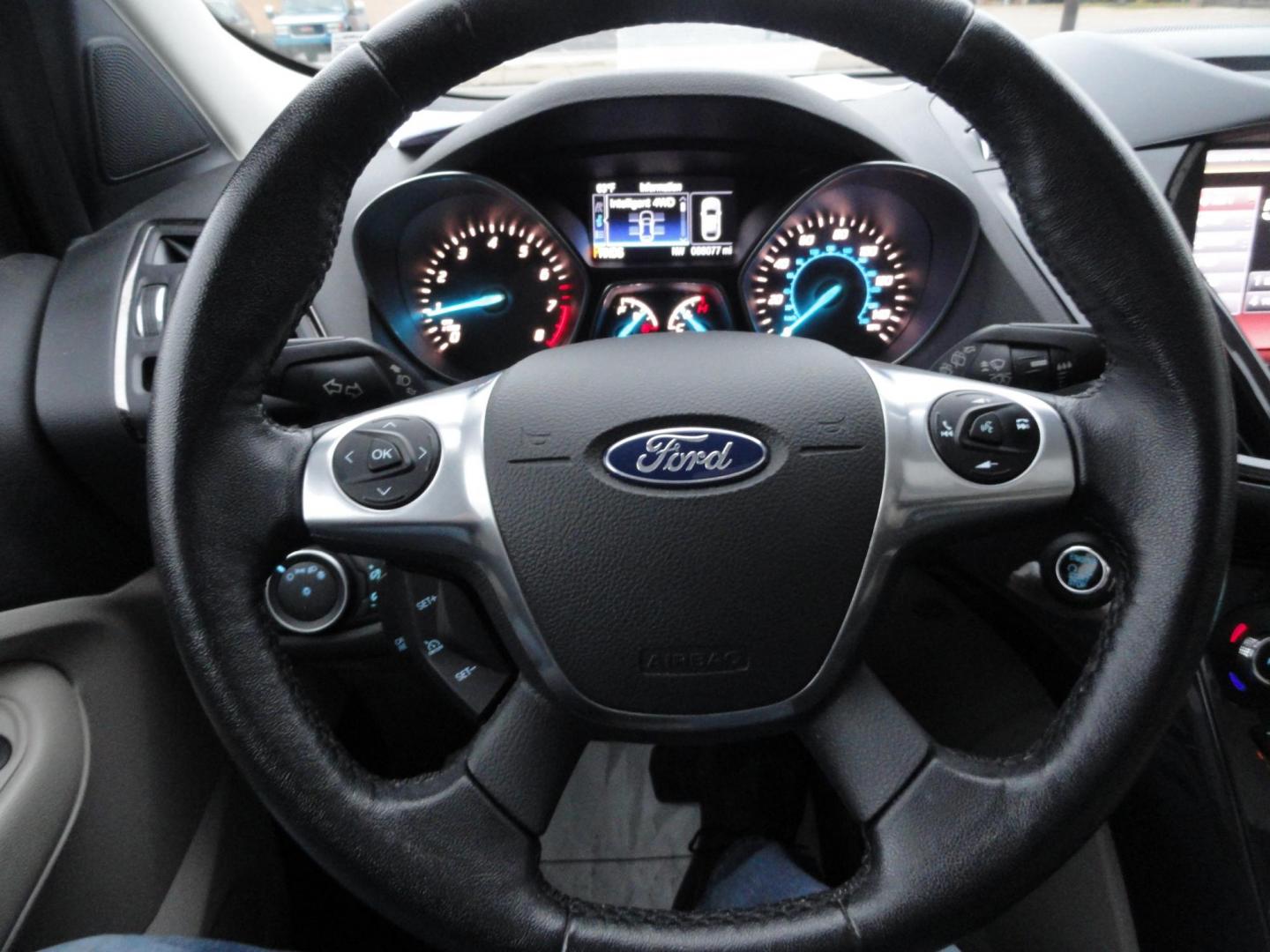 2015 White Platinum Tricoat /Tan Ford Escape Titanium 4WD (1FMCU9J94FU) with an 2.0L L4 DOHC 16V engine, 6-Speed Automatic transmission, located at 827 W 26th Street, Erie, PA, 16508, (814) 455-3401, 42.105431, -80.090942 - Photo#17