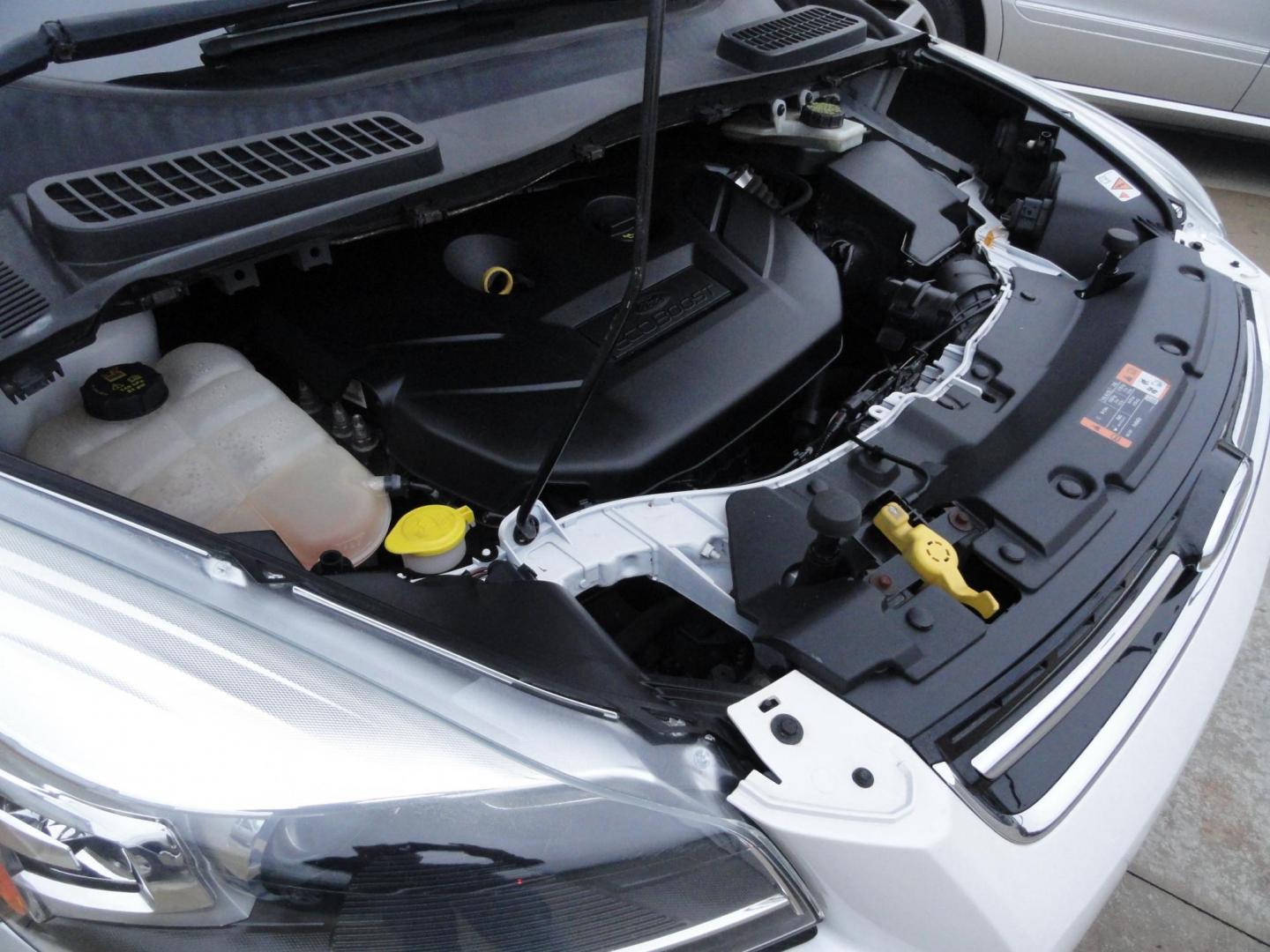 2015 White Platinum Tricoat /Tan Ford Escape Titanium 4WD (1FMCU9J94FU) with an 2.0L L4 DOHC 16V engine, 6-Speed Automatic transmission, located at 827 W 26th Street, Erie, PA, 16508, (814) 455-3401, 42.105431, -80.090942 - Photo#50