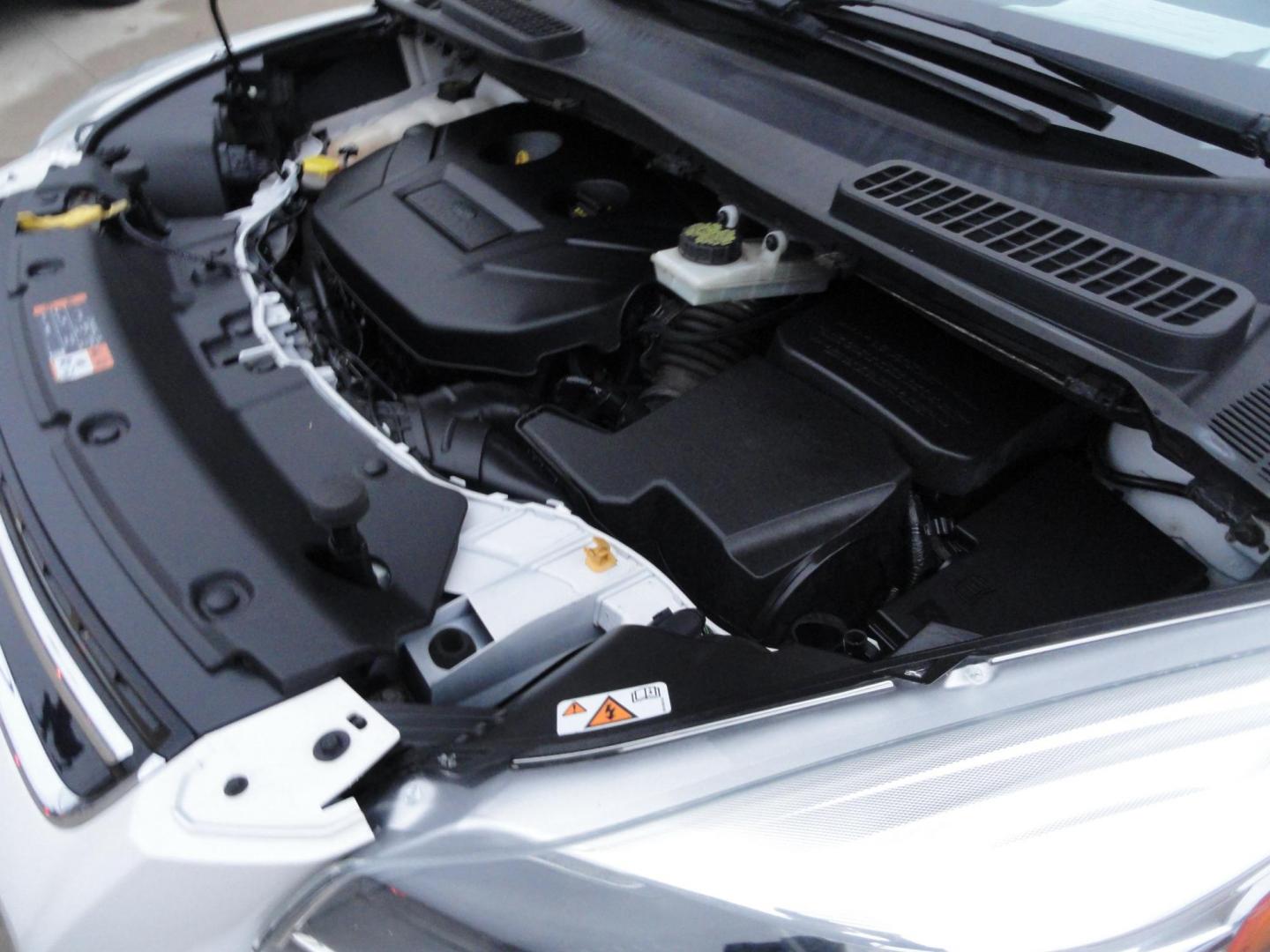 2015 White Platinum Tricoat /Tan Ford Escape Titanium 4WD (1FMCU9J94FU) with an 2.0L L4 DOHC 16V engine, 6-Speed Automatic transmission, located at 827 W 26th Street, Erie, PA, 16508, (814) 455-3401, 42.105431, -80.090942 - Photo#52