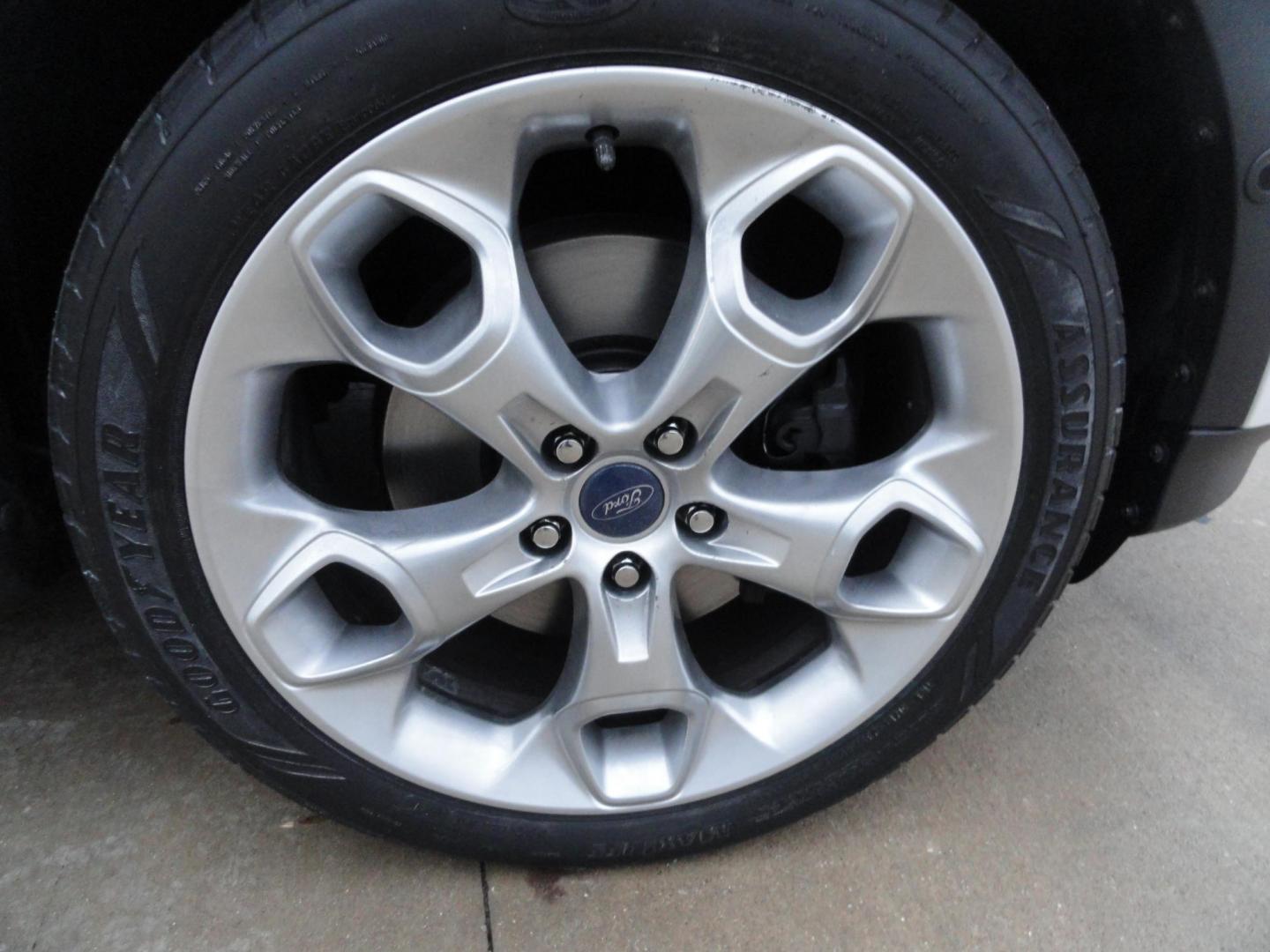 2015 White Platinum Tricoat /Tan Ford Escape Titanium 4WD (1FMCU9J94FU) with an 2.0L L4 DOHC 16V engine, 6-Speed Automatic transmission, located at 827 W 26th Street, Erie, PA, 16508, (814) 455-3401, 42.105431, -80.090942 - Photo#59