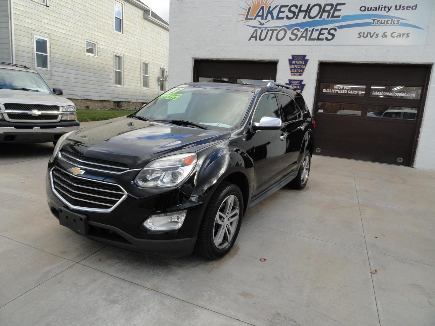 2017 Black Metallic /Greystone Chevrolet Equinox Premier AWD (2GNFLGE30H6) with an 3.6L V6 DOHC 24V engine, 6A transmission, located at 827 W 26th Street, Erie, PA, 16508, (814) 455-3401, 42.105431, -80.090942 - Photo#7