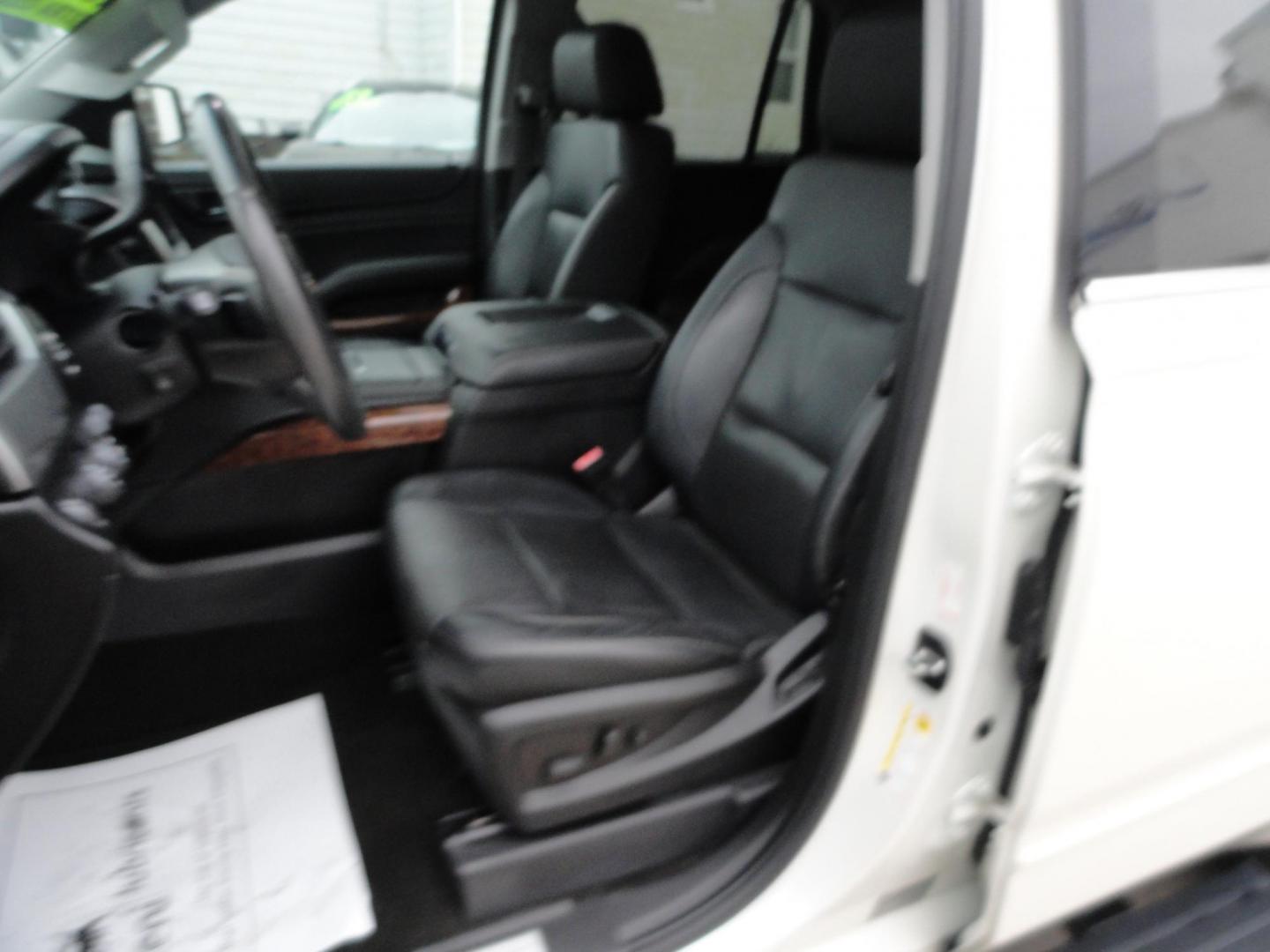 2015 Diamond White Tricoat /Jet Black Chevrolet Tahoe LTZ 4WD (1GNSKCKC5FR) with an 5.3L V8 OHV 16V engine, 6-Speed Automatic transmission, located at 827 W 26th Street, Erie, PA, 16508, (814) 455-3401, 42.105431, -80.090942 - Photo#26