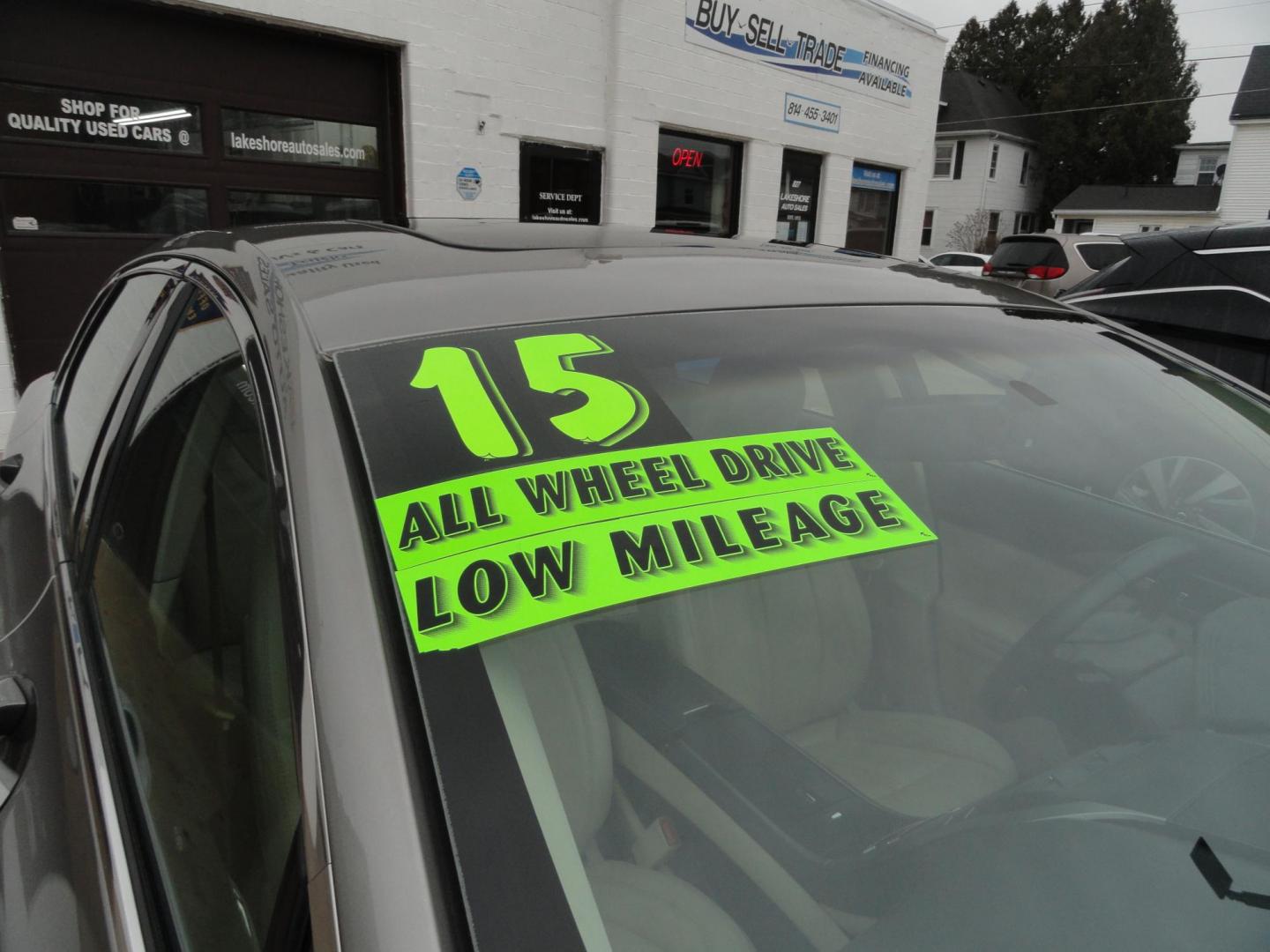 2015 Luxe Metallic /Island Lincoln MKZ AWD (3LN6L2J91FR) with an 2.0L L4 DOHC 16V engine, 6-Speed Automatic transmission, located at 827 W 26th Street, Erie, PA, 16508, (814) 455-3401, 42.105431, -80.090942 - Thanks for looking at our low mileage two owner accident-free new arrival. This is the all-wheel drive model with way too many options to mention. A full service was just completed in our service department and she's ready to go. Hurry in or call today as ones this clean in this price range with low - Photo#2