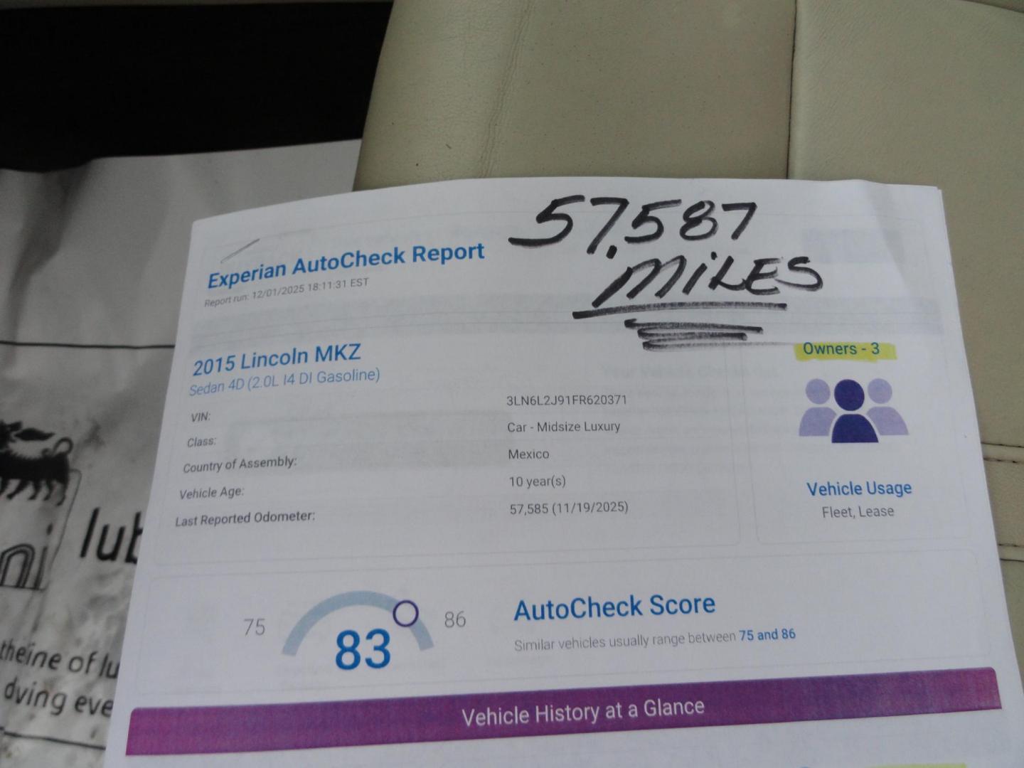 2015 Luxe Metallic /Island Lincoln MKZ AWD (3LN6L2J91FR) with an 2.0L L4 DOHC 16V engine, 6-Speed Automatic transmission, located at 827 W 26th Street, Erie, PA, 16508, (814) 455-3401, 42.105431, -80.090942 - Thanks for looking at our low mileage two owner accident-free new arrival. This is the all-wheel drive model with way too many options to mention. A full service was just completed in our service department and she's ready to go. Hurry in or call today as ones this clean in this price range with low - Photo#41
