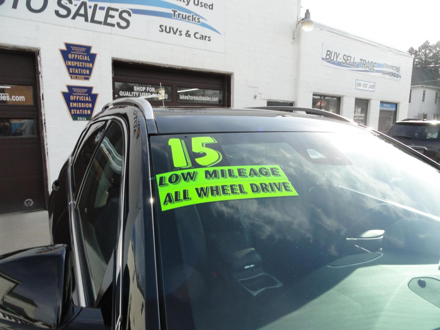 2015 Black Raven /Jet Black Cadillac SRX Performance Collection AWD (3GYFNFE32FS) with an 3.6L V6 DOHC 24V FFV engine, 6-Speed Automatic transmission, located at 827 W 26th Street, Erie, PA, 16508, (814) 455-3401, 42.105431, -80.090942 - Thanks for looking at our low mileage rust and accident-free new Toyota trade. This is the Performance model that started its journey in Florida, then it came up here in the spring of 2021 which explains the excellent condition of this vehicle along with the like new nonsmoker interior and yes, it's - Photo#2