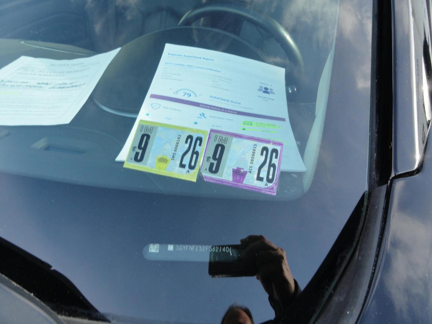 2015 Black Raven /Jet Black Cadillac SRX Performance Collection AWD (3GYFNFE32FS) with an 3.6L V6 DOHC 24V FFV engine, 6-Speed Automatic transmission, located at 827 W 26th Street, Erie, PA, 16508, (814) 455-3401, 42.105431, -80.090942 - Thanks for looking at our low mileage rust and accident-free new Toyota trade. This is the Performance model that started its journey in Florida, then it came up here in the spring of 2021 which explains the excellent condition of this vehicle along with the like new nonsmoker interior and yes, it's - Photo#46