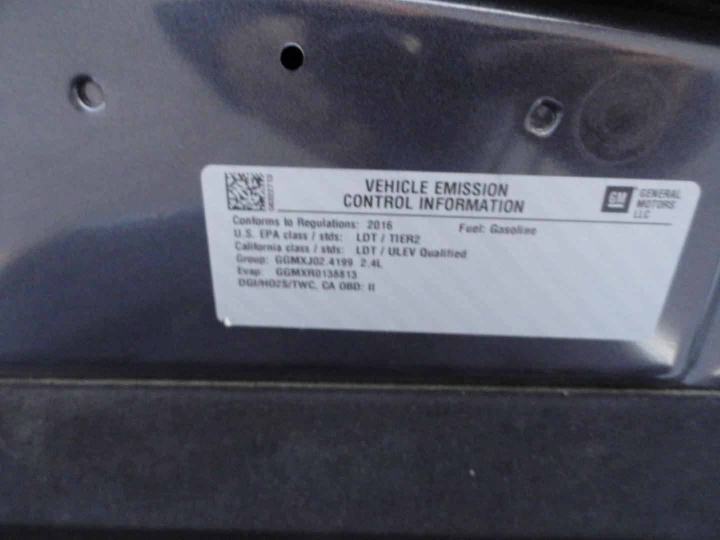 2016 Tungsten Metallic /Greystone Chevrolet Equinox LT AWD (2GNFLFEK2G6) with an 2.4L L4 DOHC 16V FFV engine, 6A transmission, located at 827 W 26th Street, Erie, PA, 16508, (814) 455-3401, 42.105431, -80.090942 - Photo#39