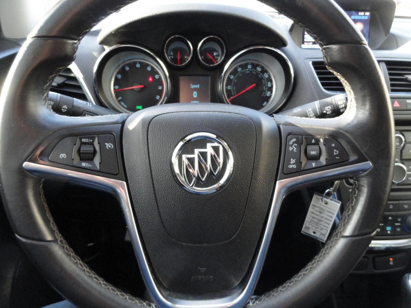 2013 Ruby Red Metallic /Jet Black Buick Encore Convenience AWD (KL4CJFSB0DB) with an 1.4L L4 DOHC 16V TURBO engine, 6-Speed Automatic transmission, located at 827 W 26th Street, Erie, PA, 16508, (814) 455-3401, 42.105431, -80.090942 - Thanks for looking at our low mileage extra clean rust-free new arrival. This is the convenance package with all wheel drive, power sunroof, leather seats, remote start, rear camera and lots more. A full service was just completed in our service department with new Pa state and emissions inspection - Photo#14