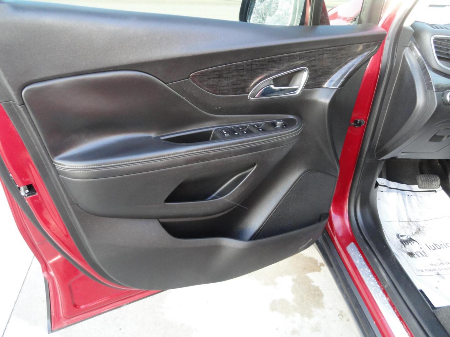 2013 Ruby Red Metallic /Jet Black Buick Encore Convenience AWD (KL4CJFSB0DB) with an 1.4L L4 DOHC 16V TURBO engine, 6-Speed Automatic transmission, located at 827 W 26th Street, Erie, PA, 16508, (814) 455-3401, 42.105431, -80.090942 - Thanks for looking at our low mileage extra clean rust-free new arrival. This is the convenance package with all wheel drive, power sunroof, leather seats, remote start, rear camera and lots more. A full service was just completed in our service department with new Pa state and emissions inspection - Photo#19