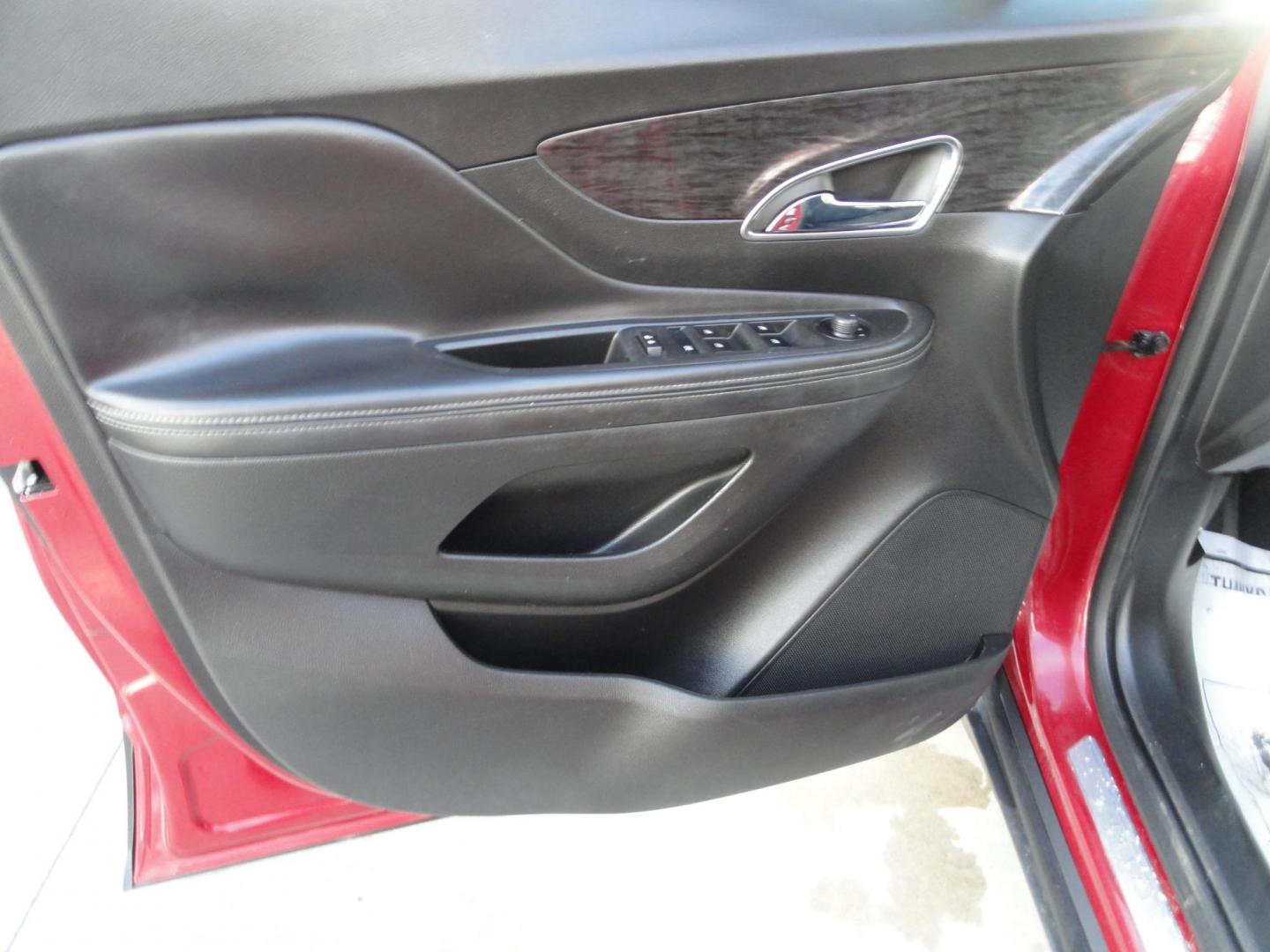 2013 Ruby Red Metallic /Jet Black Buick Encore Convenience AWD (KL4CJFSB0DB) with an 1.4L L4 DOHC 16V TURBO engine, 6-Speed Automatic transmission, located at 827 W 26th Street, Erie, PA, 16508, (814) 455-3401, 42.105431, -80.090942 - Thanks for looking at our low mileage extra clean rust-free new arrival. This is the convenance package with all wheel drive, power sunroof, leather seats, remote start, rear camera and lots more. A full service was just completed in our service department with new Pa state and emissions inspection - Photo#23