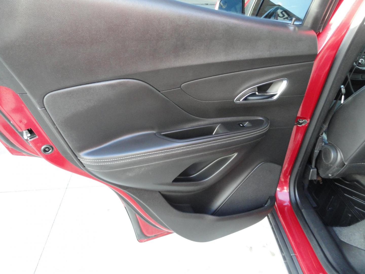 2013 Ruby Red Metallic /Jet Black Buick Encore Convenience AWD (KL4CJFSB0DB) with an 1.4L L4 DOHC 16V TURBO engine, 6-Speed Automatic transmission, located at 827 W 26th Street, Erie, PA, 16508, (814) 455-3401, 42.105431, -80.090942 - Thanks for looking at our low mileage extra clean rust-free new arrival. This is the convenance package with all wheel drive, power sunroof, leather seats, remote start, rear camera and lots more. A full service was just completed in our service department with new Pa state and emissions inspection - Photo#26