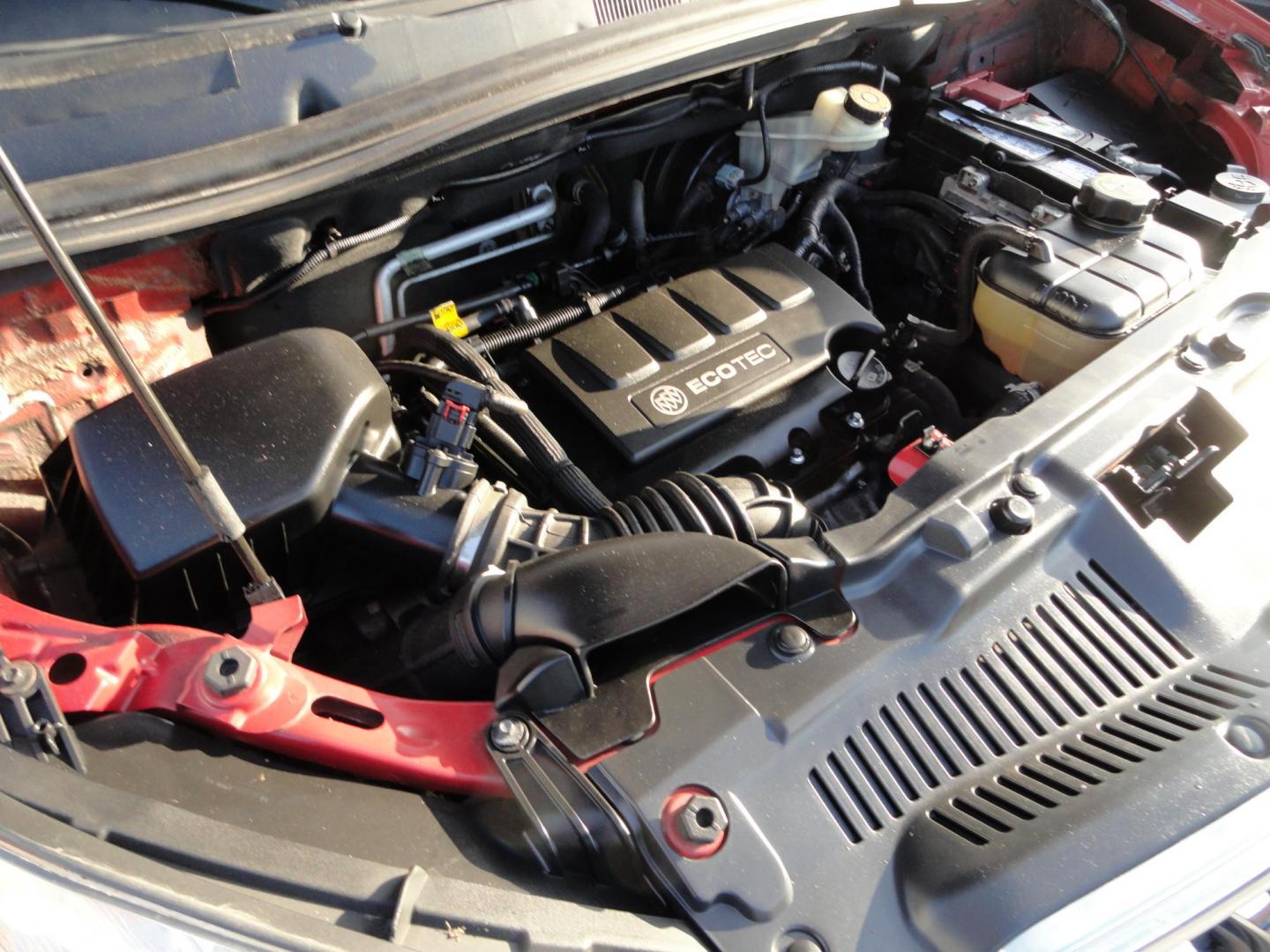 2013 Ruby Red Metallic /Jet Black Buick Encore Convenience AWD (KL4CJFSB0DB) with an 1.4L L4 DOHC 16V TURBO engine, 6-Speed Automatic transmission, located at 827 W 26th Street, Erie, PA, 16508, (814) 455-3401, 42.105431, -80.090942 - Thanks for looking at our low mileage extra clean rust-free new arrival. This is the convenance package with all wheel drive, power sunroof, leather seats, remote start, rear camera and lots more. A full service was just completed in our service department with new Pa state and emissions inspection - Photo#33