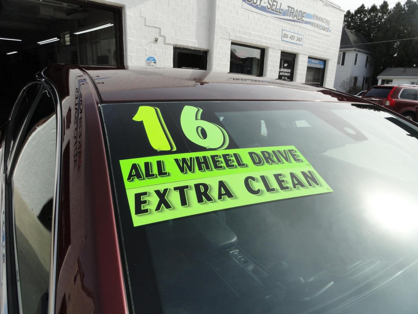 2016 Baroque Red Metallic /Graphite Buick LaCrosse Leather Package AWD (1G4GC5G34GF) with an 3.6L V6 DOHC 24V FFV engine, 6-Speed Automatic transmission, located at 827 W 26th Street, Erie, PA, 16508, (814) 455-3401, 42.105431, -80.090942 - Thank for looking at our two-owner new Chevrolet trade in. This is the Premium with leather all-wheel drive model with heated leather, keyless entry, back up camera, push button start and lots more. We've been servicing this vehicle since 30,000 miles for the previous customer who took excellent car - Photo#2