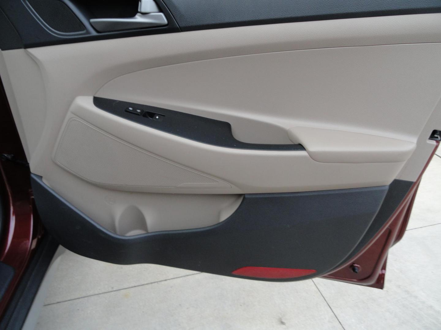2018 Ruby Wine /Beige Hyundai Tucson SE AWD (KM8J3CA45JU) with an 2.0L L4 DOHC 16V engine, 6-Speed Automatic transmission, located at 827 W 26th Street, Erie, PA, 16508, (814) 455-3401, 42.105431, -80.090942 - Thanks for looking at our super clean rust and accident-free recent arrival. This is the Se ALL WHEEL DRIVE model with lots of options including a power drivers seat, keyless entry, Bluetooth, and lots more. A full service was just completed in our service department with new Pa state and emissions - Photo#37