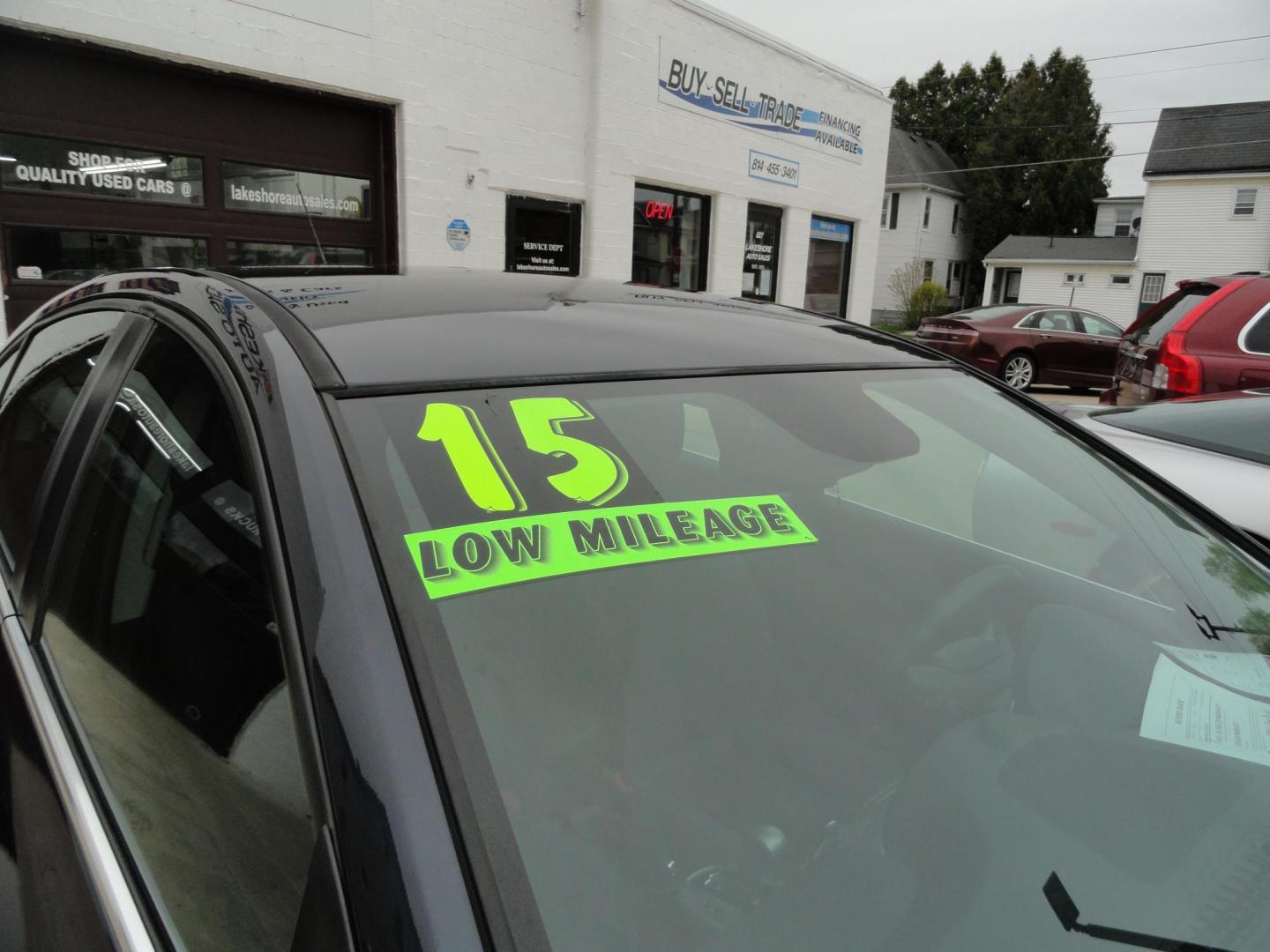 2015 Blue Ray Metallic /Graphite Chevrolet Cruze 1LT Auto (1G1PC5SB9F7) with an 1.4L L4 DOHC 16V TURBO engine, 6-Speed Automatic transmission, located at 827 W 26th Street, Erie, PA, 16508, (814) 455-3401, 42.105431, -80.090942 - Thanks for looking at Grandma's low mileage like new accident-free new Chevy trade. This is the LT model with lots of toys including a power drivers seat, factory remote start, Bluetooth, XM radio and lots more. A full service was just completed in our service department with new Pa state and emissi - Photo#2
