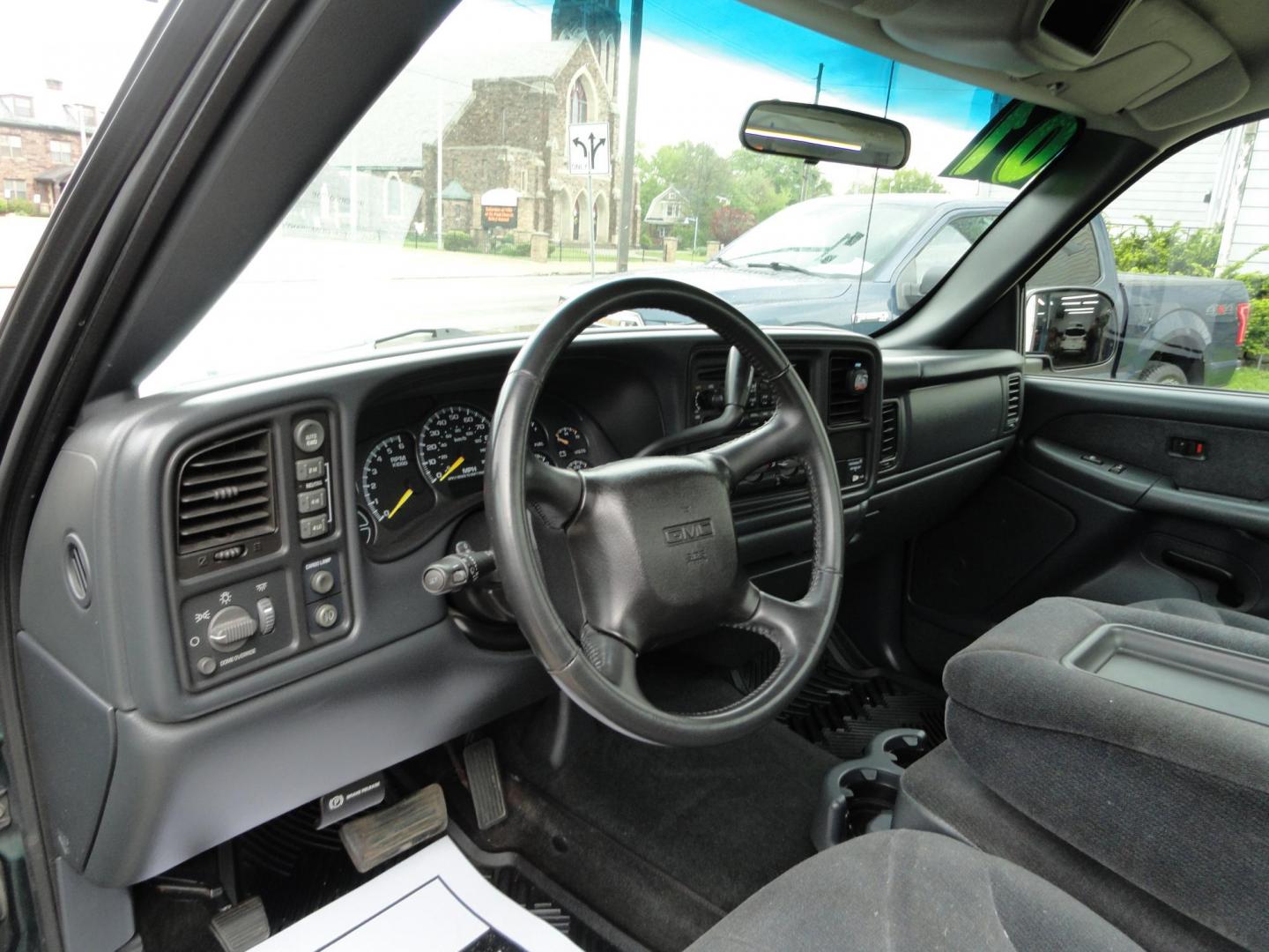 2001 Polo Green Metallic /Graphite GMC Sierra 1500 SLE Short Bed 4WD (1GTEK14T81Z) with an 5.3L V8 OHV 16V engine, 4-Speed Automatic Overdrive transmission, located at 827 W 26th Street, Erie, PA, 16508, (814) 455-3401, 42.105431, -80.090942 - Thanks for looking at our low mileage two owner accident and rust-free new arrival. This truck is definitely a survivor with all original sheet metal, solid rockers, cab corners and frame. The second owner who we acquired this truck from owned it since 2014, oiled the undercarriage every year of own - Photo#9