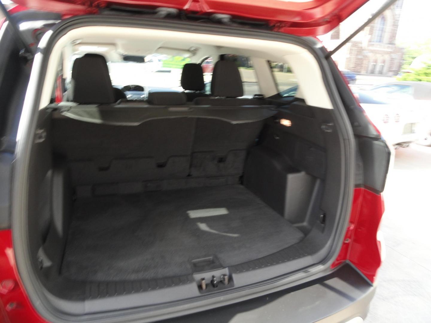 2018 Ruby Red Metallic /Greystone Ford Escape SE 4WD (1FMCU9GD1JU) with an 1.5L L4 DOHC 16V engine, 6A transmission, located at 827 W 26th Street, Erie, PA, 16508, (814) 455-3401, 42.105431, -80.090942 - Thanks for looking at our low mileage accident free one owner new vehicle trade. This is the SE model with all wheel drive, power drivers seat, Bluetooth and lots more including both keys and remotes, the owner's manuals and the original floor mats. A full service was just completed in our service d - Photo#31