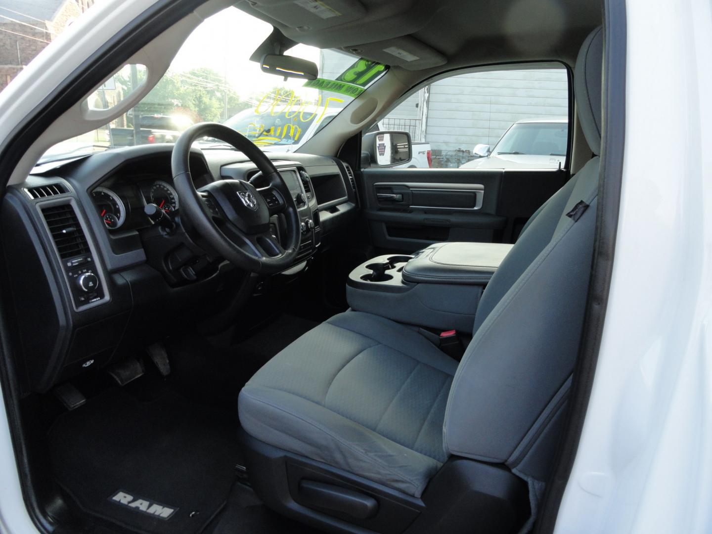 2013 Bright White /Greystone RAM 1500 Express Regular Cab SWB 4WD (3C6JR7AT0DG) with an 5.7L V8 OHV 16V engine, 6-Speed Automatic transmission, located at 827 W 26th Street, Erie, PA, 16508, (814) 455-3401, 42.105431, -80.090942 - Thanks for looking at our low mileage super clean recent Chevy trade in. This is the Express model 1500 with the Hemi V-8, four-wheel drive, remote entry and lots more. This is a super clean truck with a great exterior and like new interior and as you know these short bed pickups in this condition- Photo#9