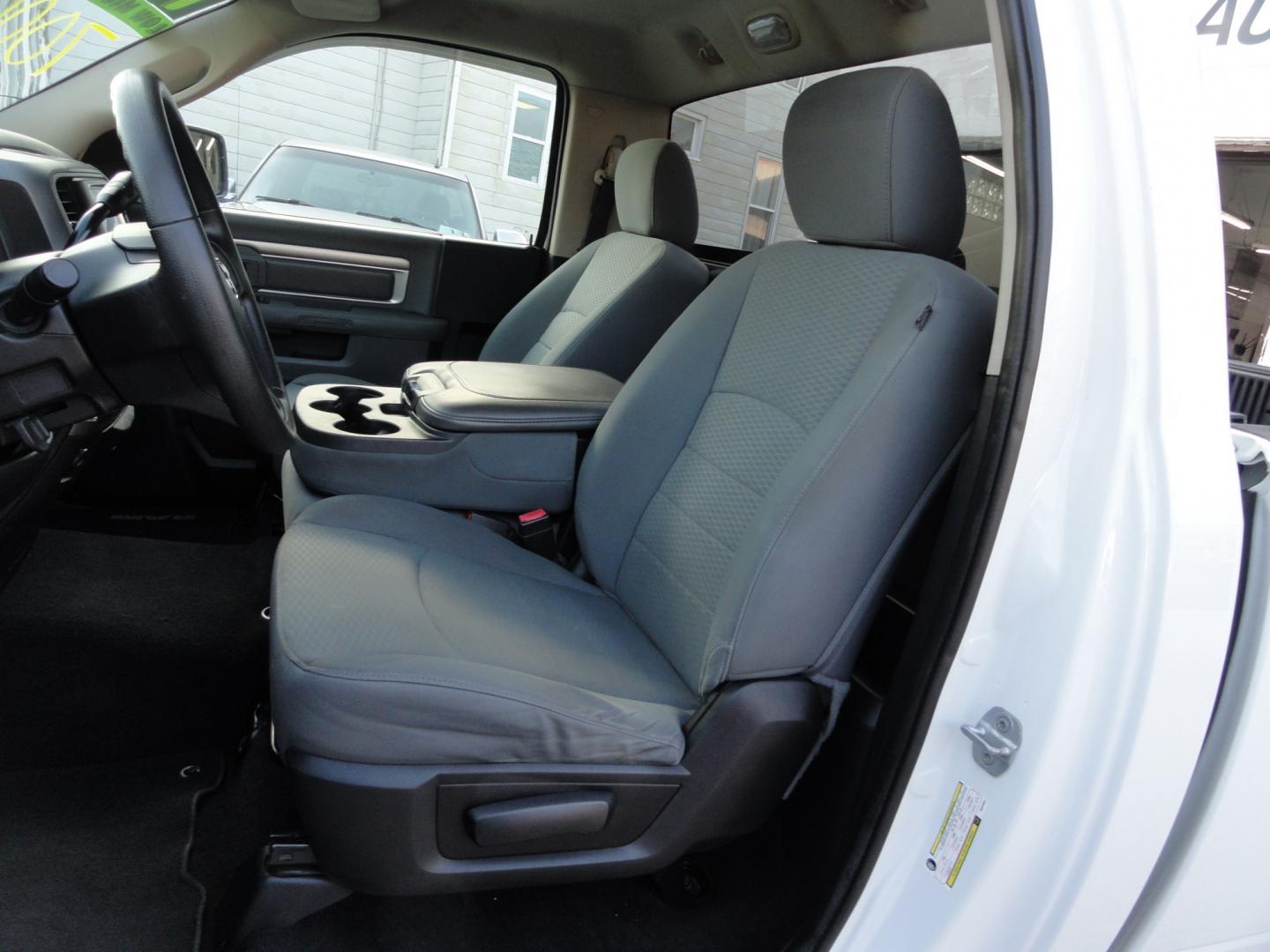 2013 Bright White /Greystone RAM 1500 Express Regular Cab SWB 4WD (3C6JR7AT0DG) with an 5.7L V8 OHV 16V engine, 6-Speed Automatic transmission, located at 827 W 26th Street, Erie, PA, 16508, (814) 455-3401, 42.105431, -80.090942 - Thanks for looking at our low mileage super clean recent Chevy trade in. This is the Express model 1500 with the Hemi V-8, four-wheel drive, remote entry and lots more. This is a super clean truck with a great exterior and like new interior and as you know these short bed pickups in this condition- Photo#22