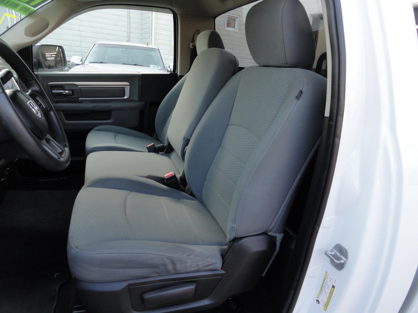 2013 Bright White /Greystone RAM 1500 Express Regular Cab SWB 4WD (3C6JR7AT0DG) with an 5.7L V8 OHV 16V engine, 6-Speed Automatic transmission, located at 827 W 26th Street, Erie, PA, 16508, (814) 455-3401, 42.105431, -80.090942 - Thanks for looking at our low mileage super clean recent Chevy trade in. This is the Express model 1500 with the Hemi V-8, four-wheel drive, remote entry and lots more. This is a super clean truck with a great exterior and like new interior and as you know these short bed pickups in this condition- Photo#23